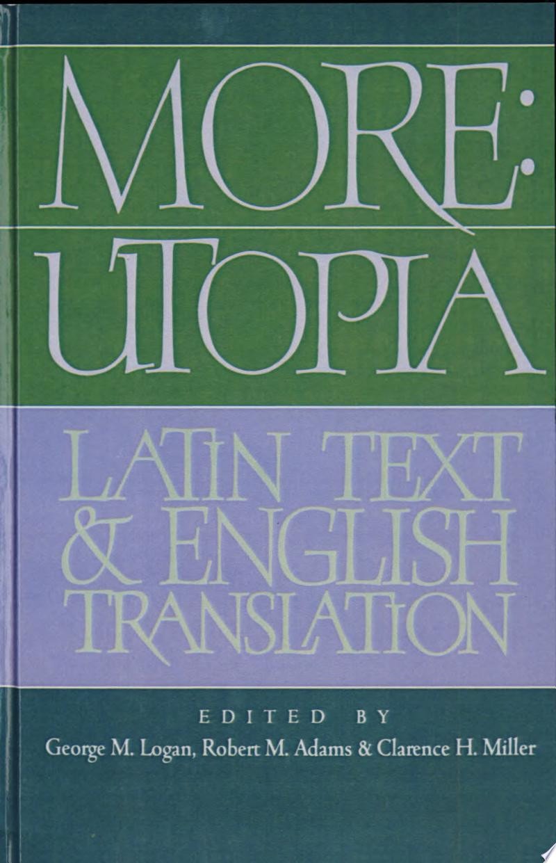 De Optimo Reipublicae Statu, Deque Nova Insula Utopia