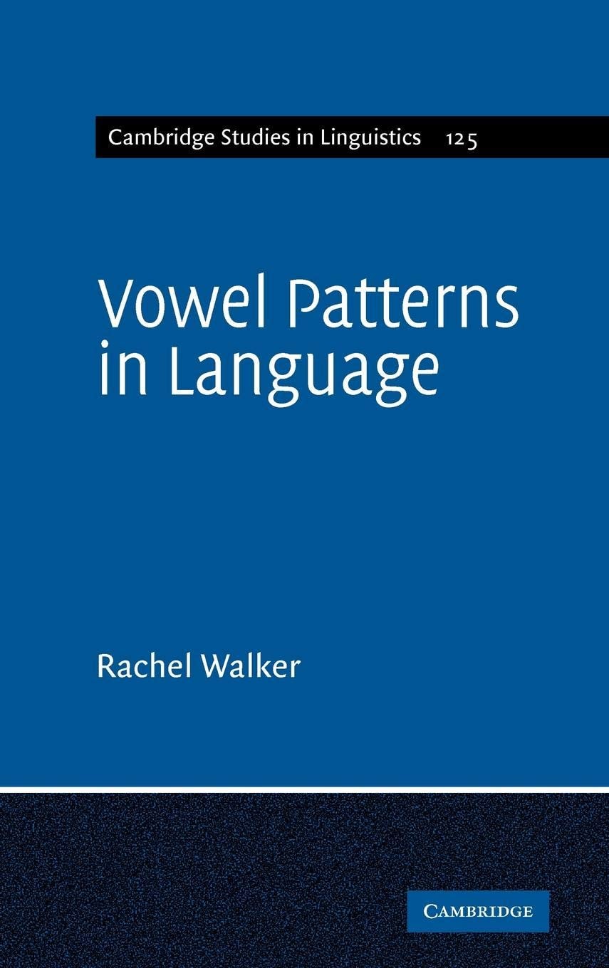 Vowel Patterns in Language
