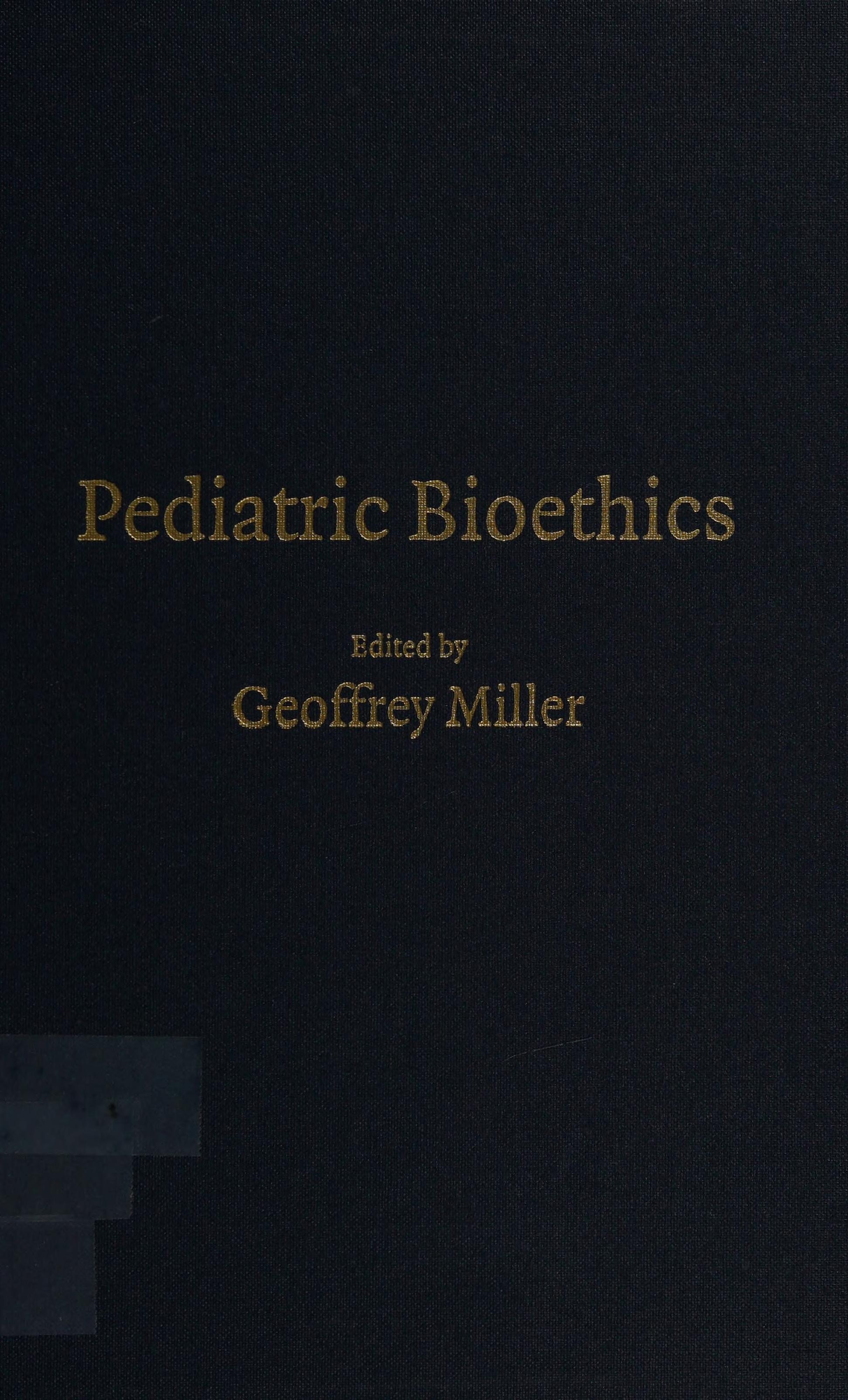 Pediatric Bioethics