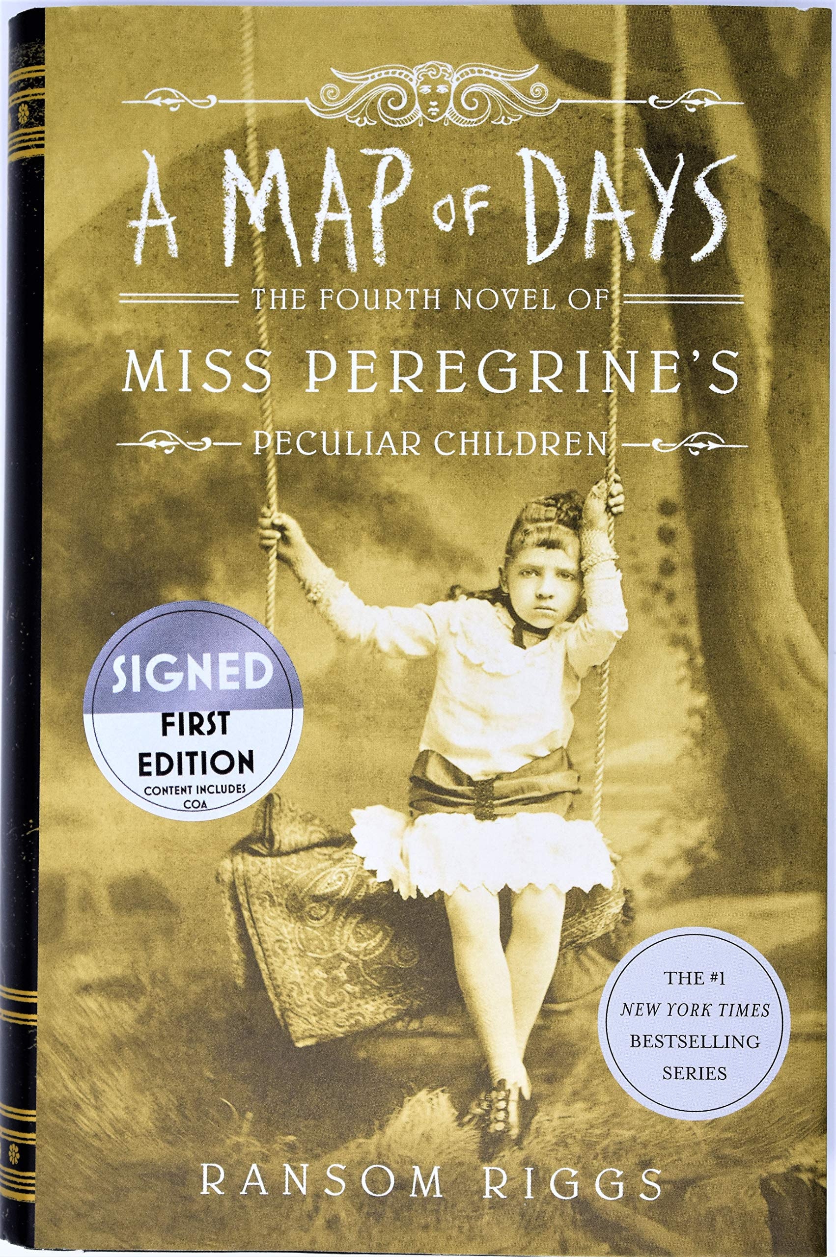 A Map of Days (Miss Peregrine's Home) AUTOGRAPHED Ransom Riggs (SIGNED BOOK)