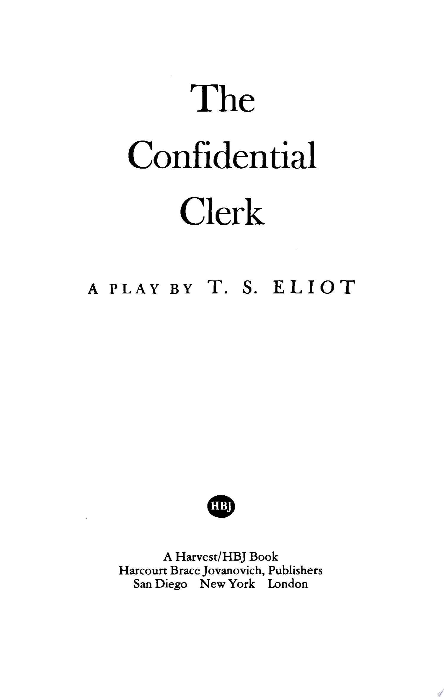 The Confidential Clerk