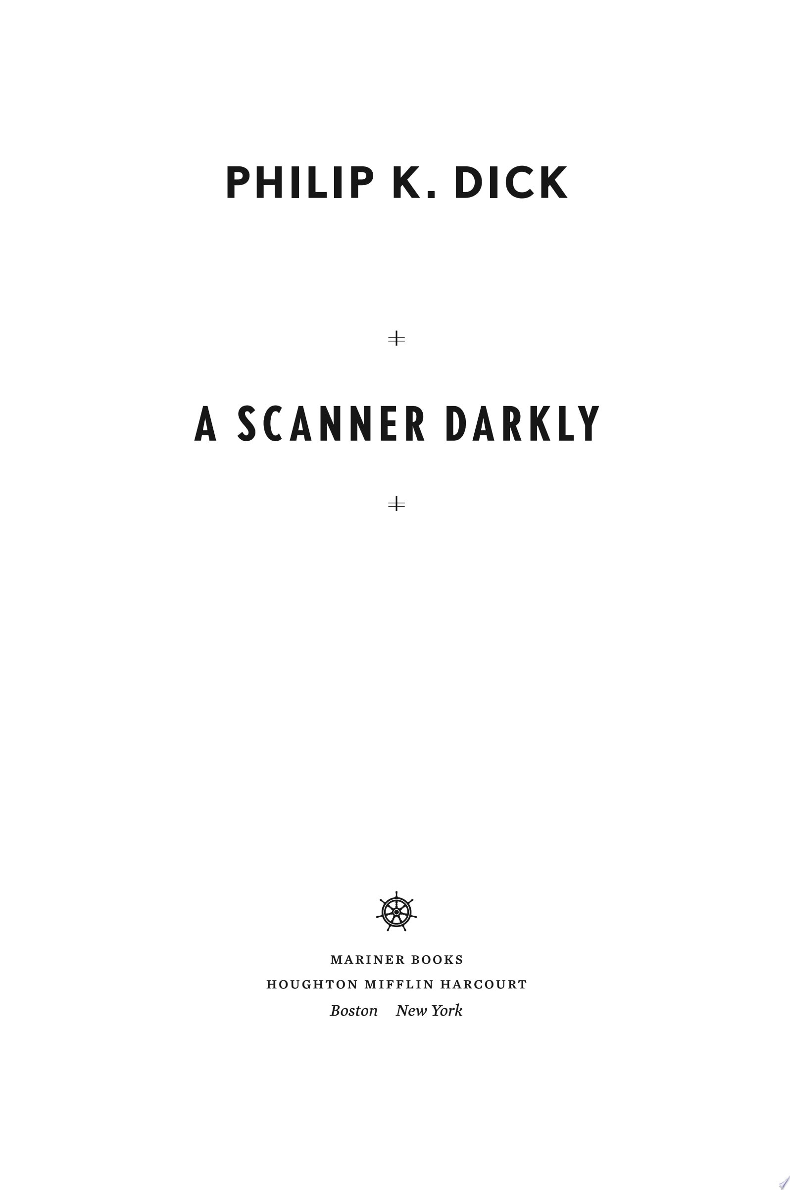 A Scanner Darkly