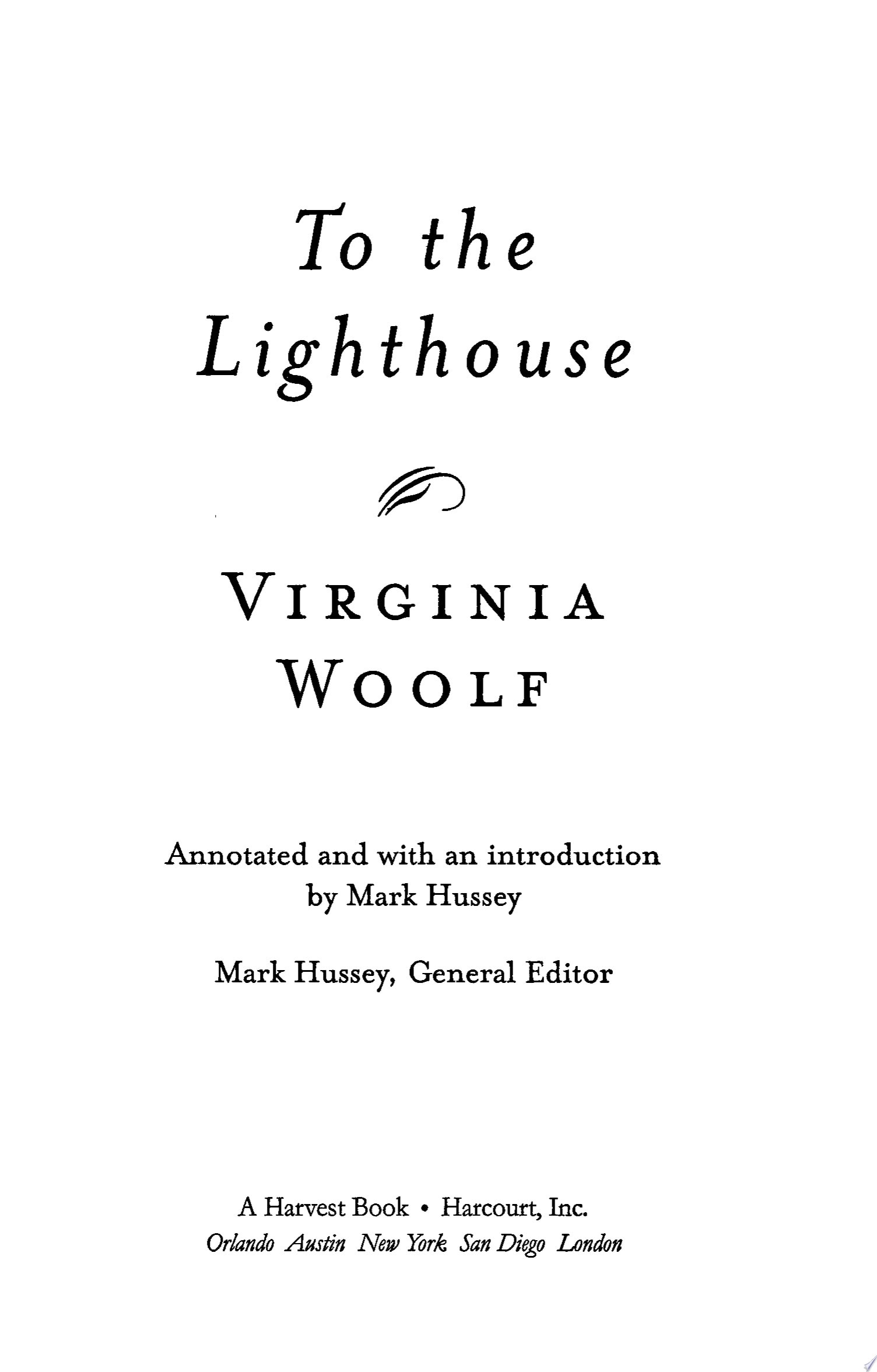 To the Lighthouse