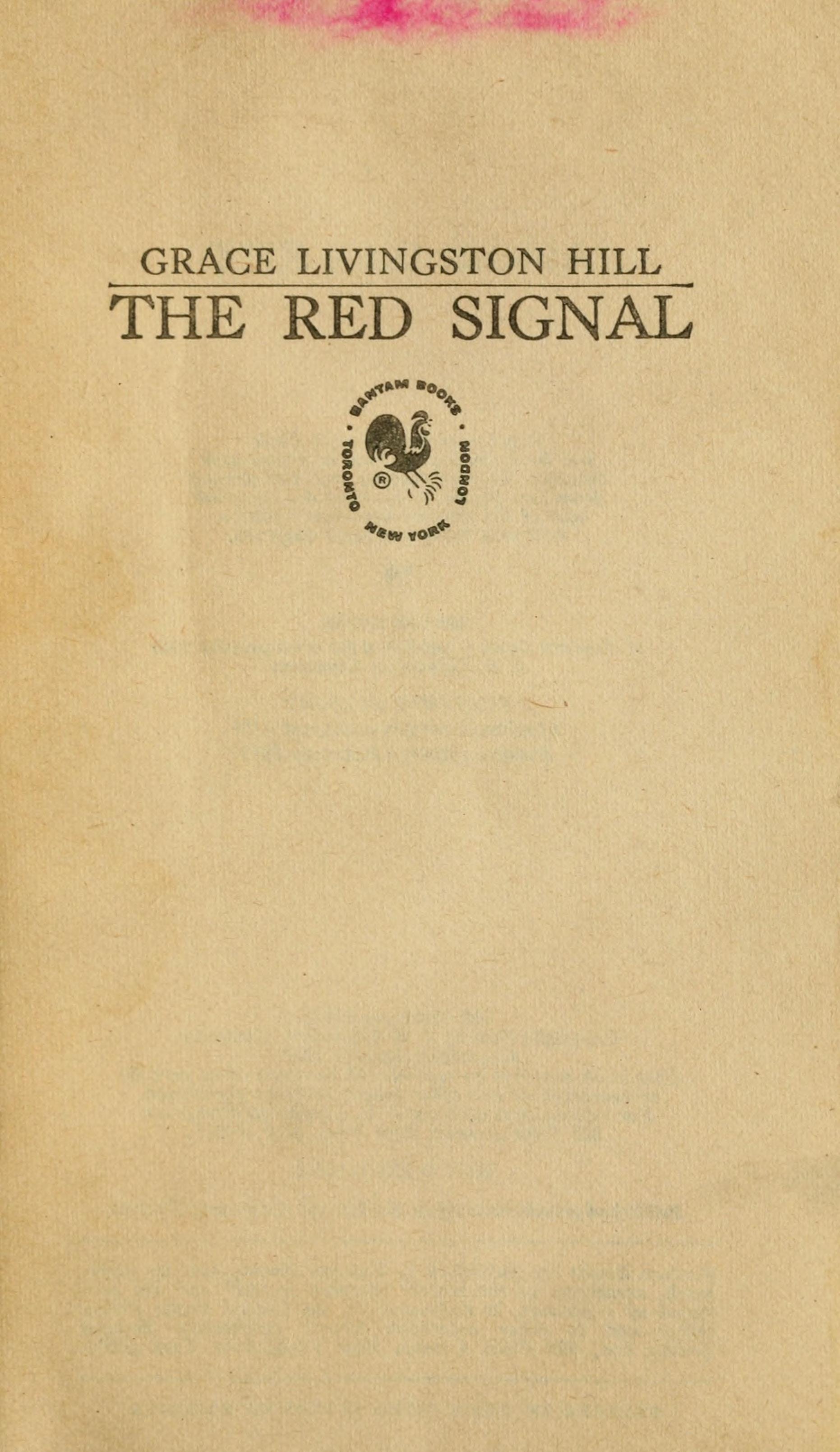 The Red Signal