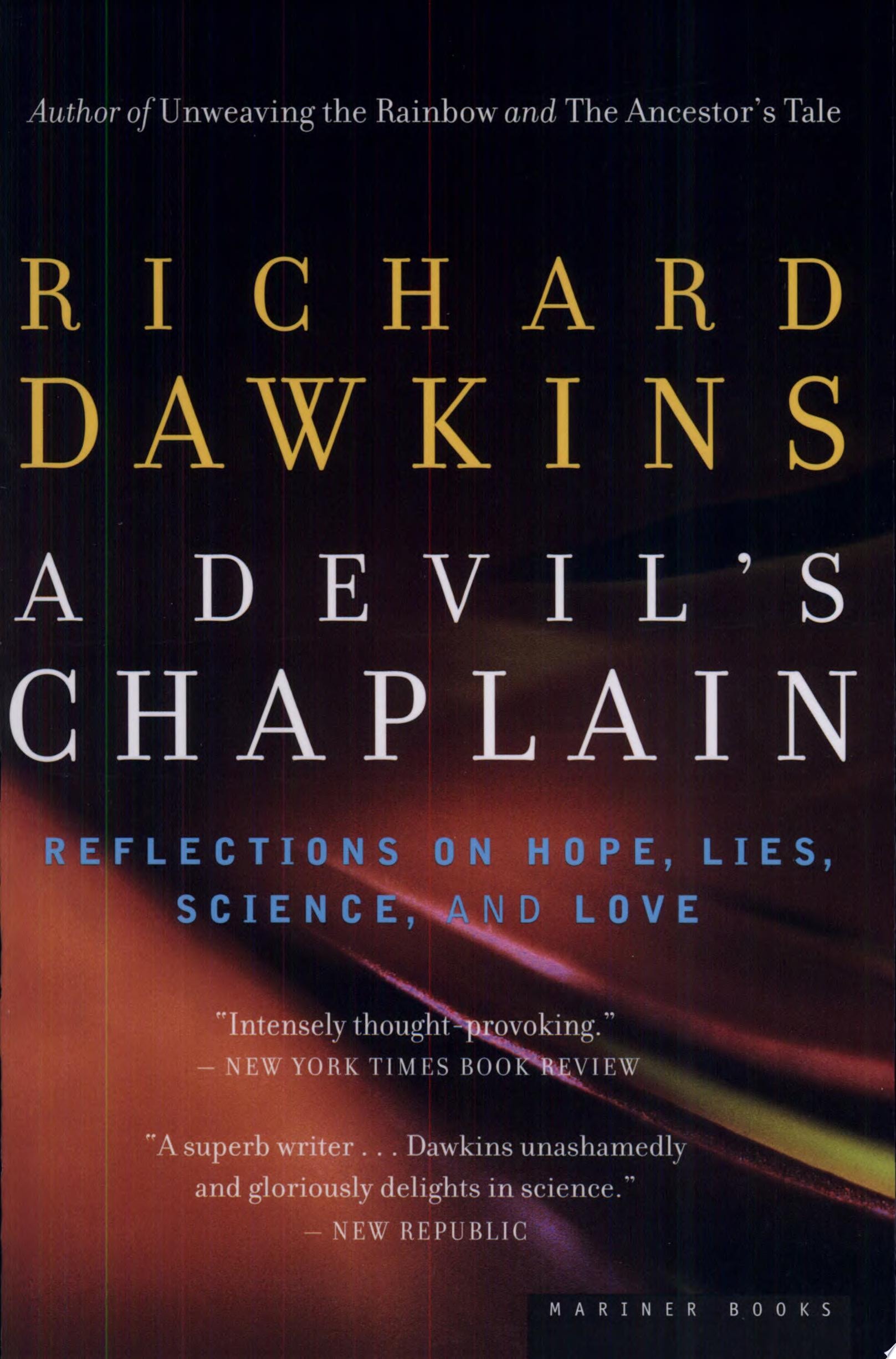 A Devil's Chaplain Reflections on Hope, Lies, Science, and Love