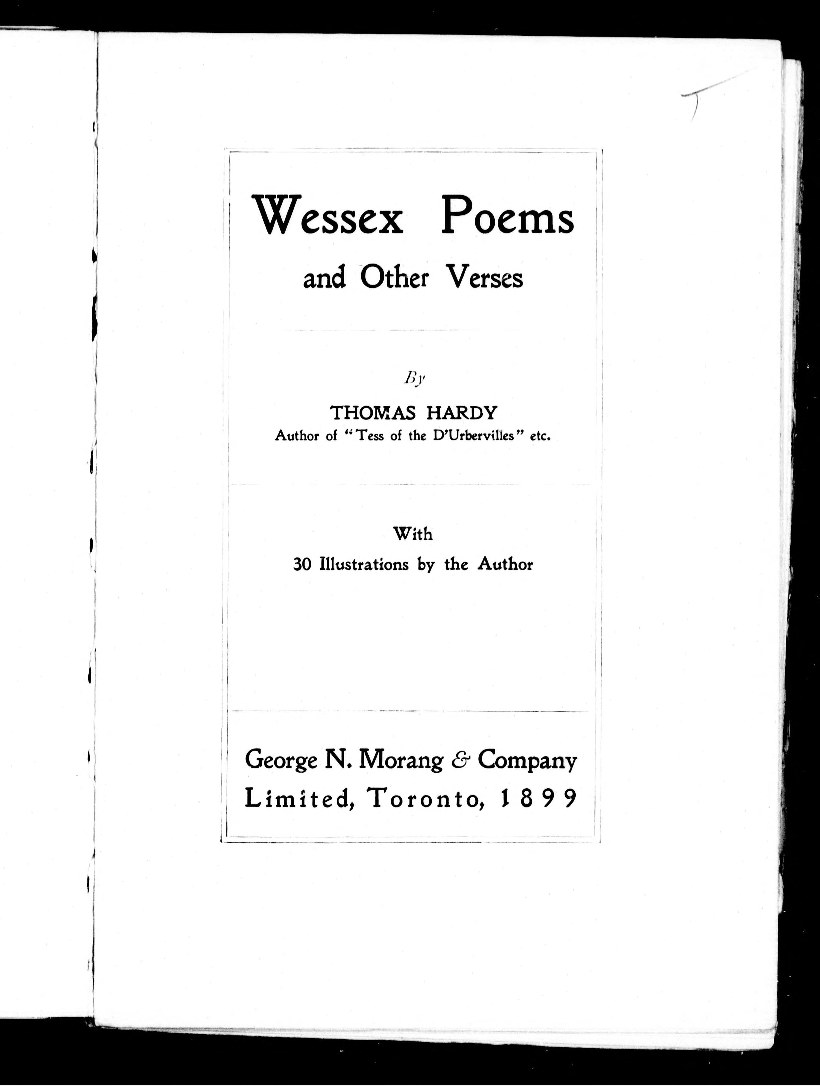 Wessex Poems and Other Verses