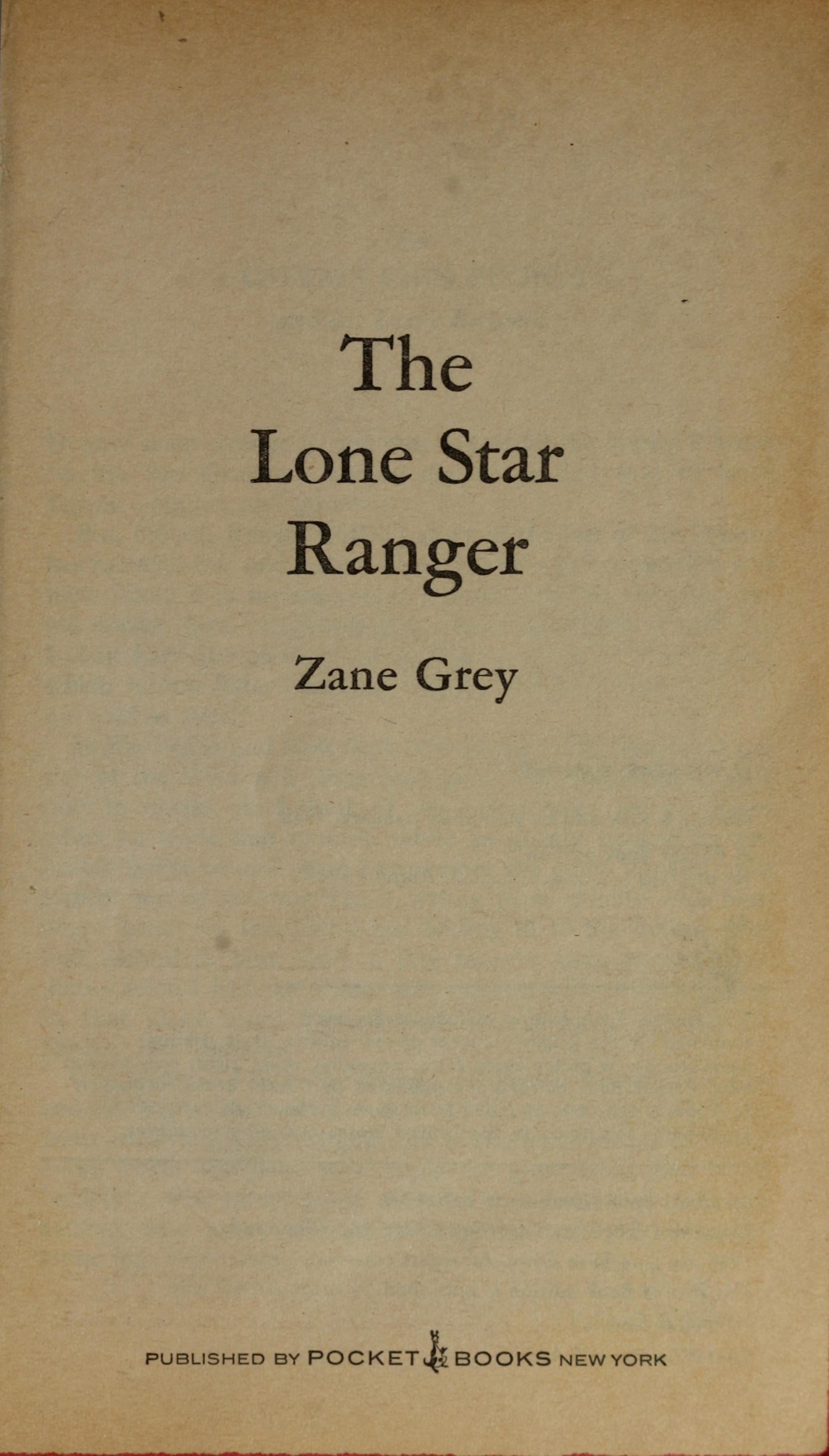 Lone Star Ranger