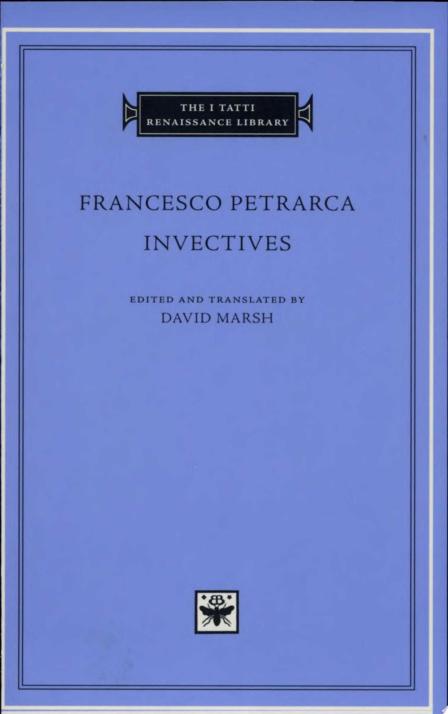 Francesco Petrarca Invectives