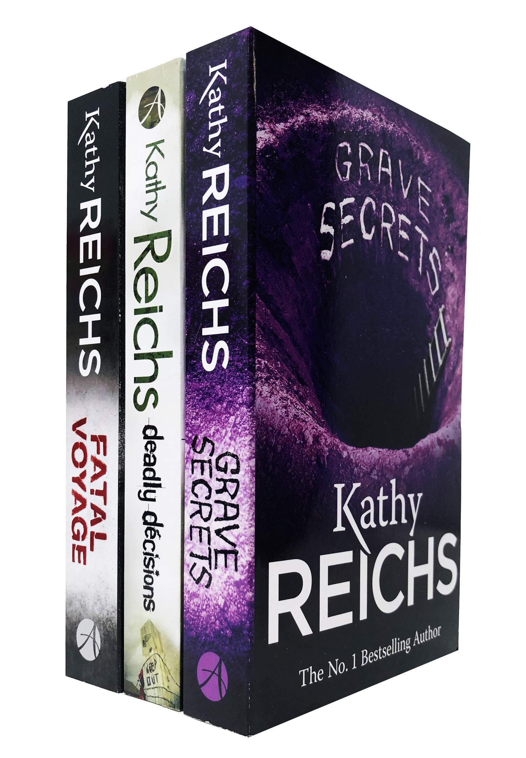 The Temperance Brennan Series 3 Books Collection Set By Kathy Reichs (Grave Secrets, Deadly Decisions, Fatal Voyage)