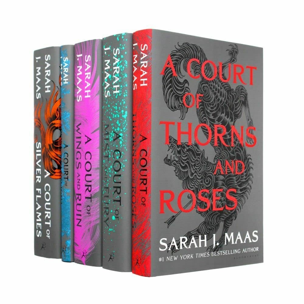 A Court of Thorns and Roses 1-5 Series. A Court of Thorns and Roses, Mist and Fury, Wings and Ruin, Frost and Starlight, Silver Flames