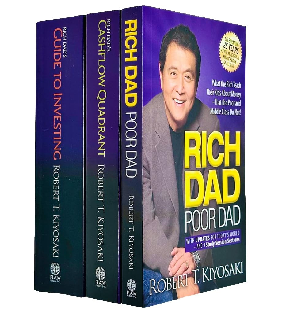 Atomic Habbits: James Clear, Rich Dad Poor Dad: Robert Kiyosaki & Psychology of Money: Morgan Housel