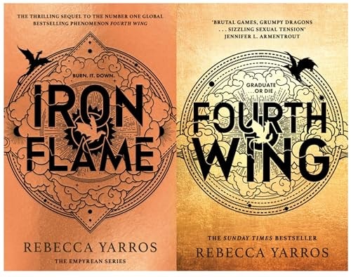 The Empyrean Series 2 Books Collection Set By Rebecca Yarros - Iron Flame, Fourth Wing
