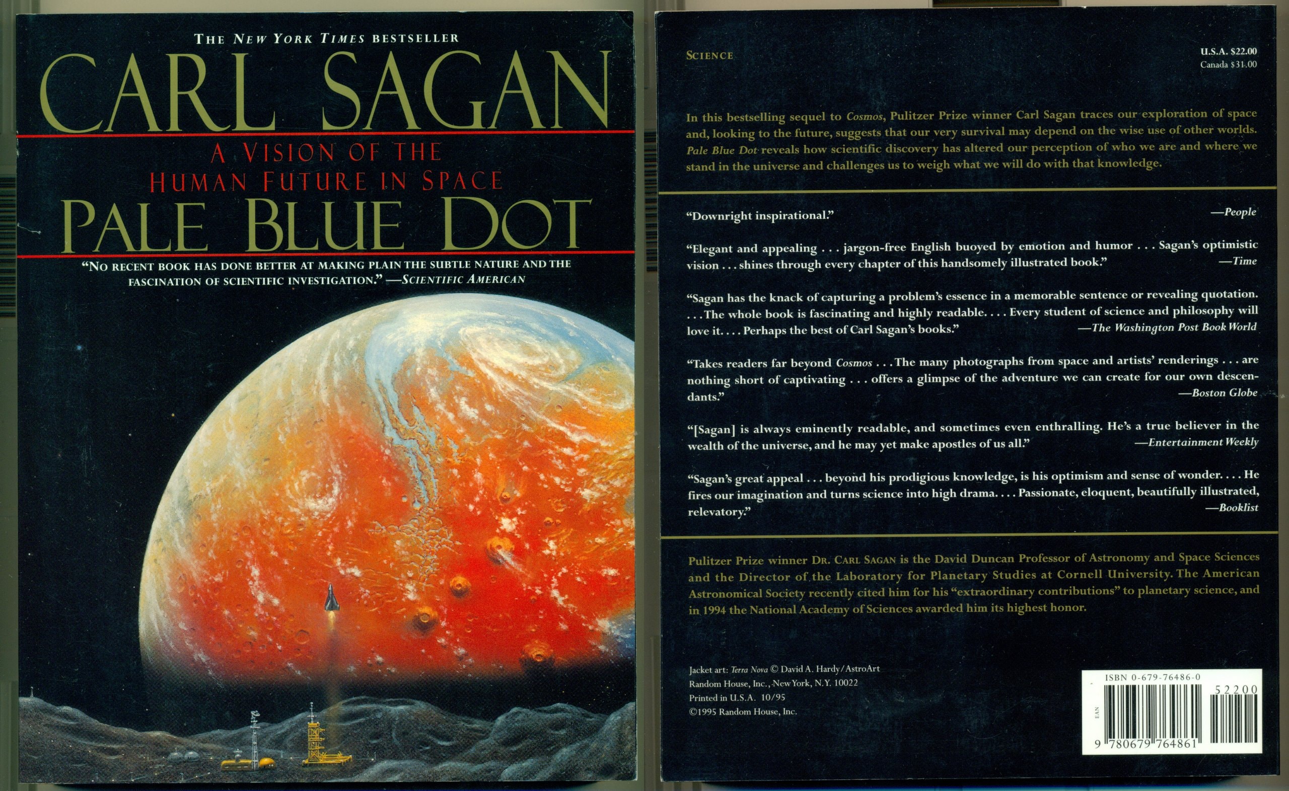 Pale Blue Dot A Vision of the Human Future in Space