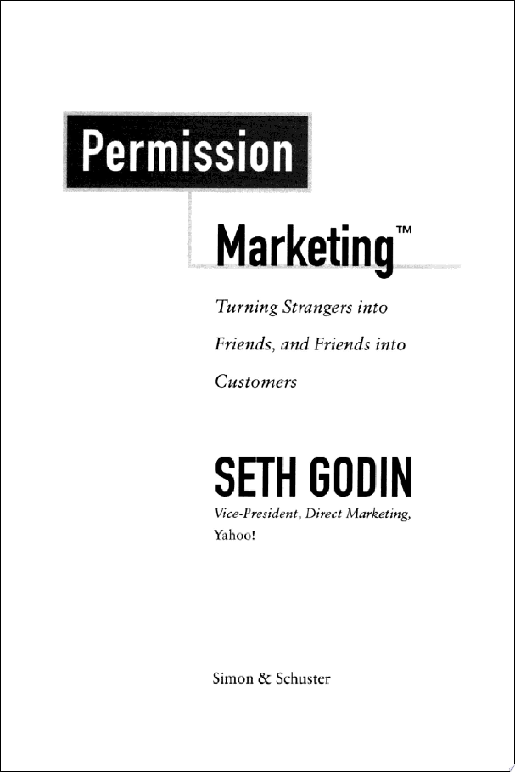 Permission Marketing