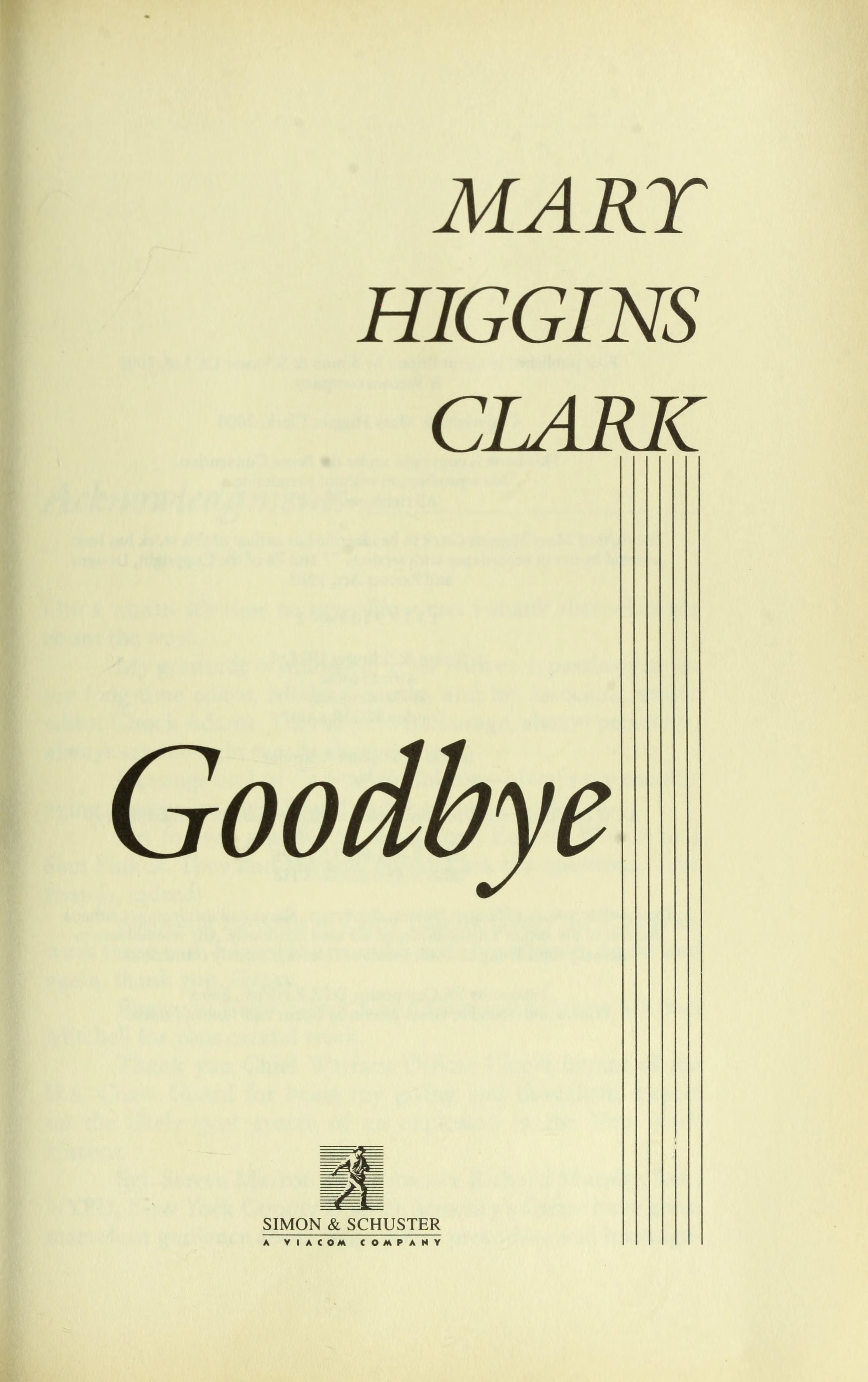 Before I Say Goodbye