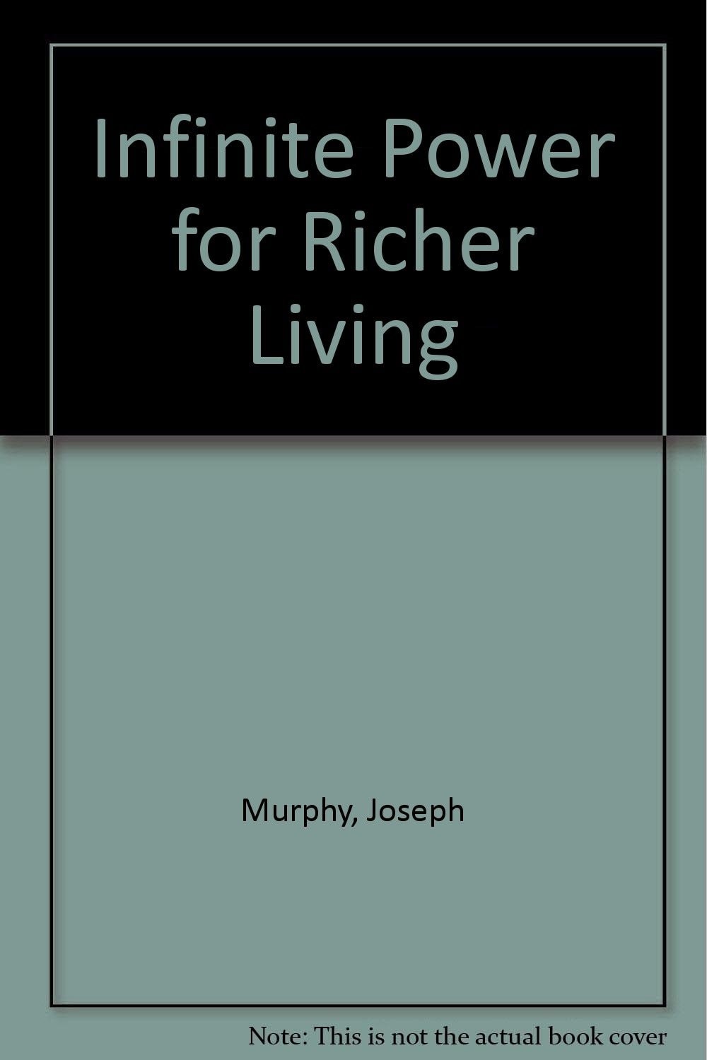Infinite Power for Richer Living