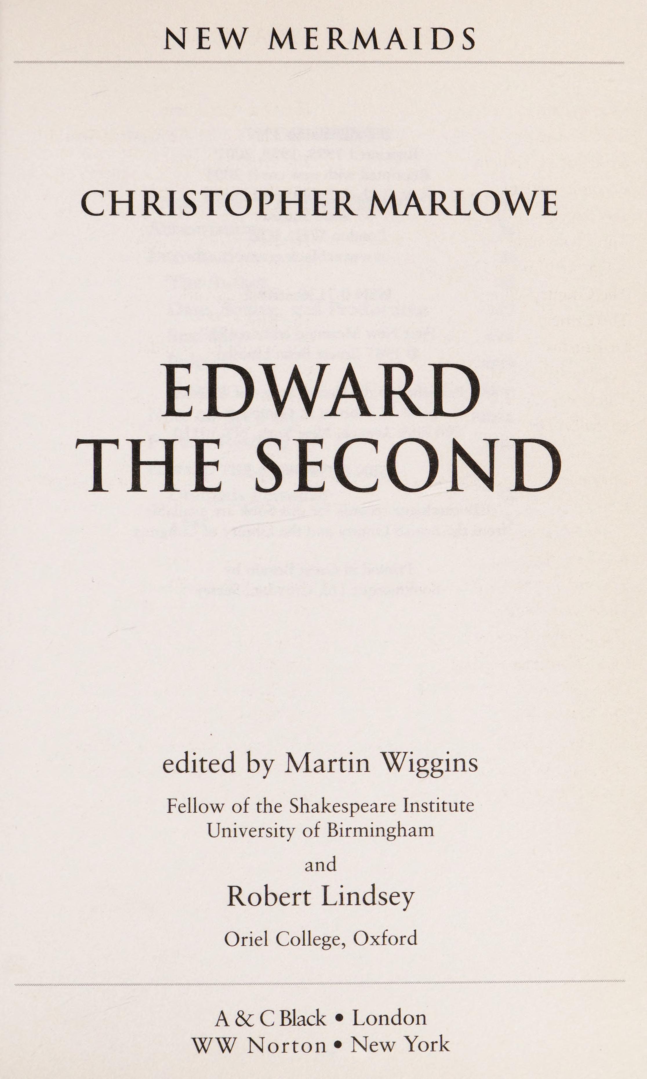 Edward the Second
