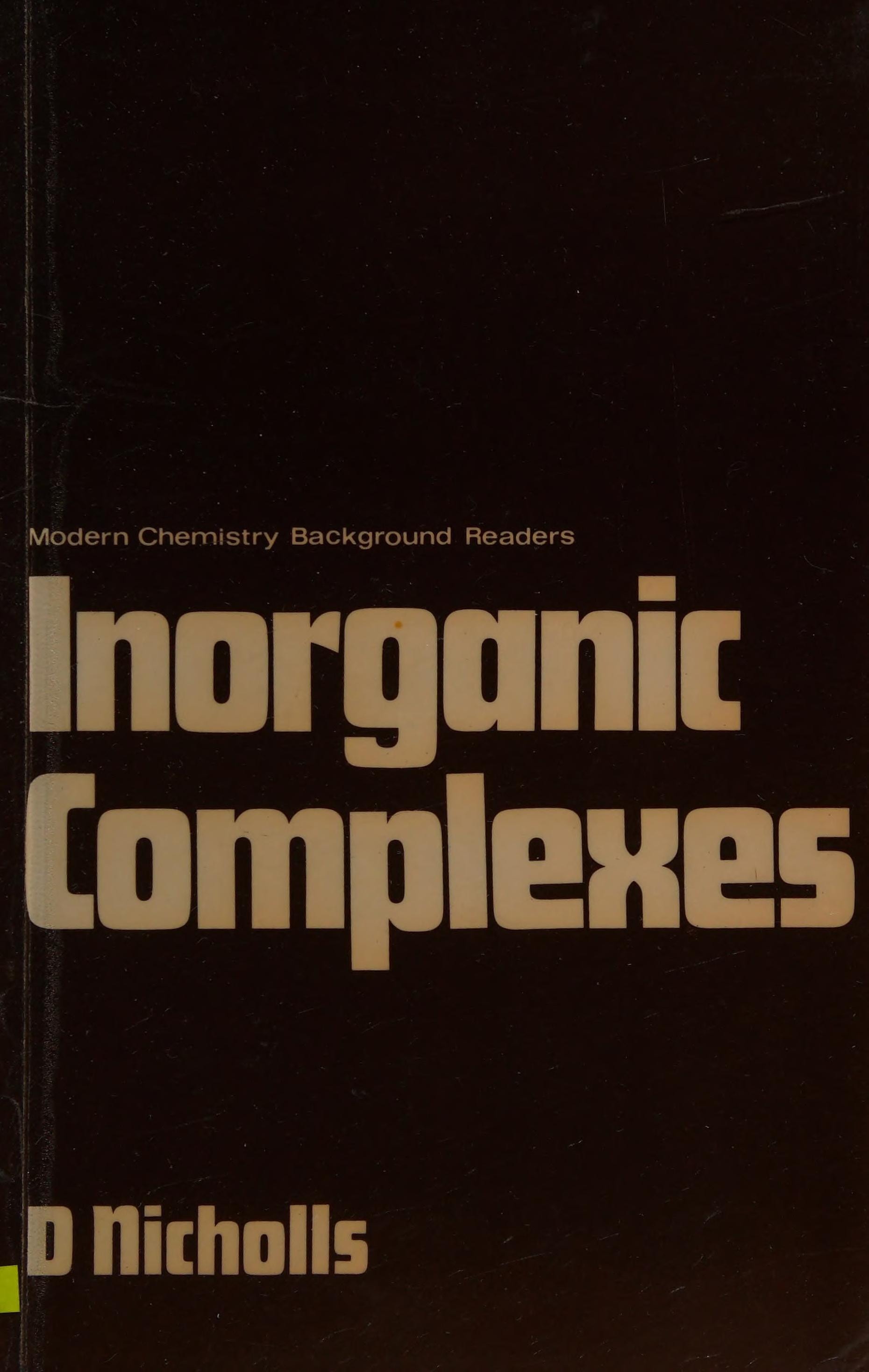 Inorganic Complexes