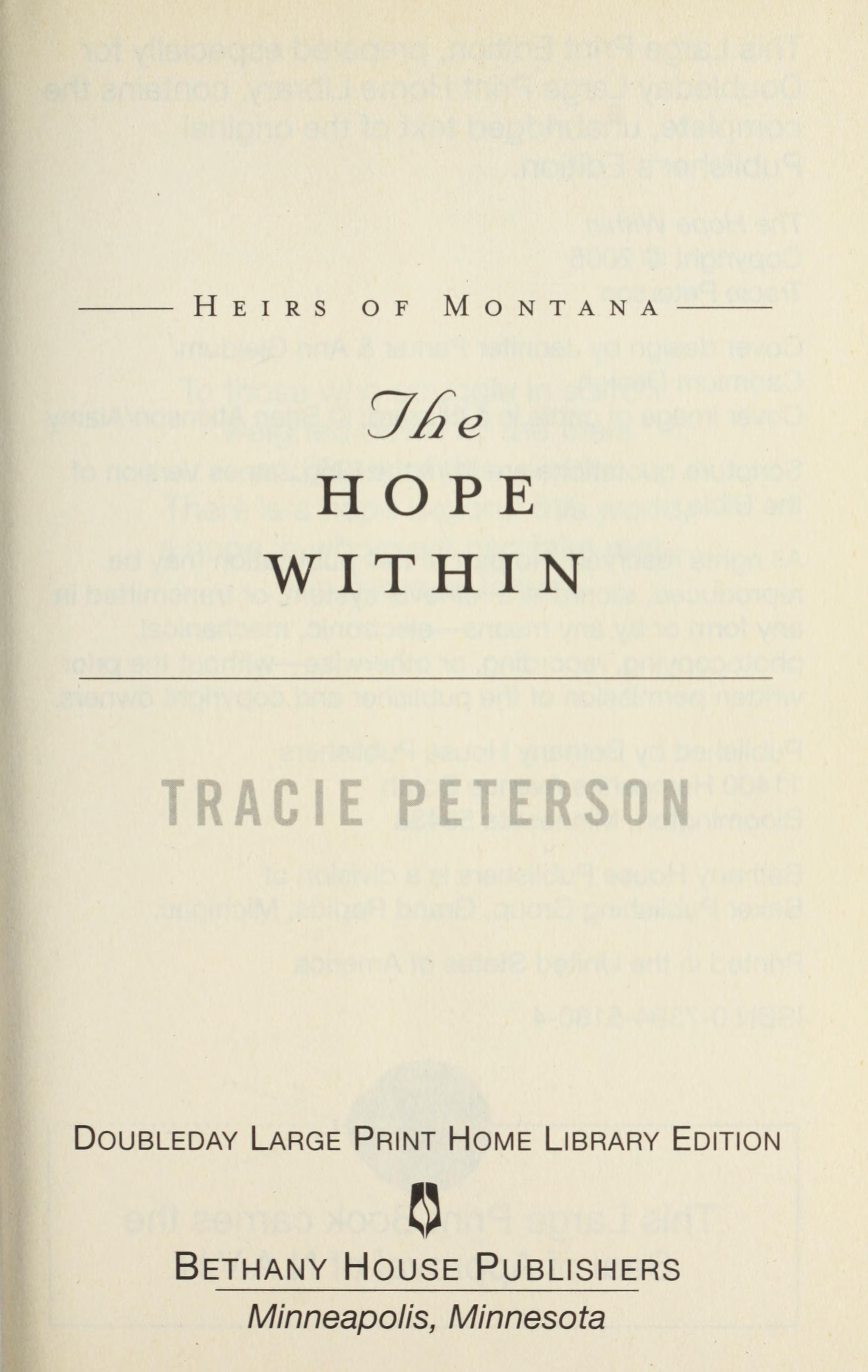 The Hope Within