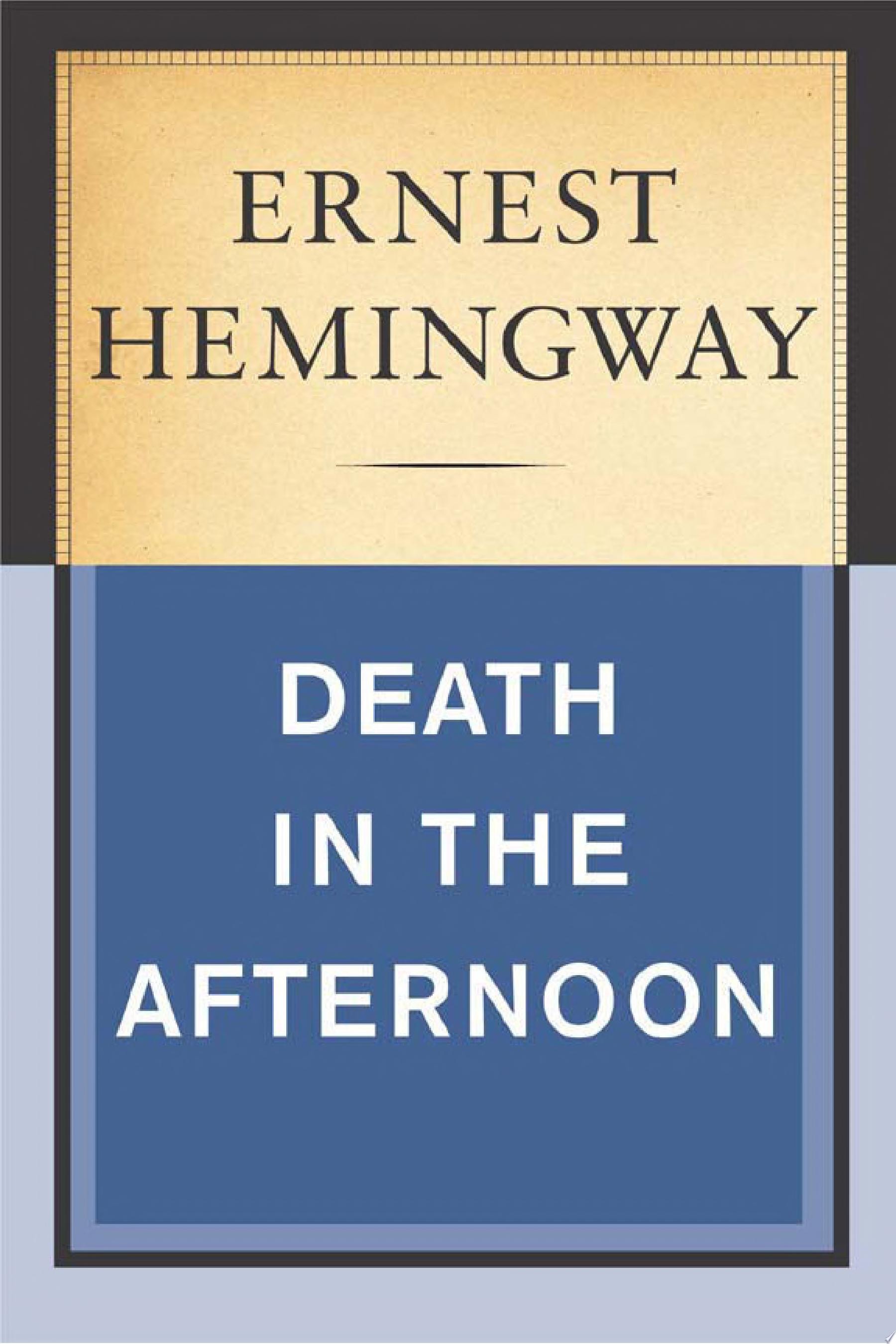Death in the Afternoon