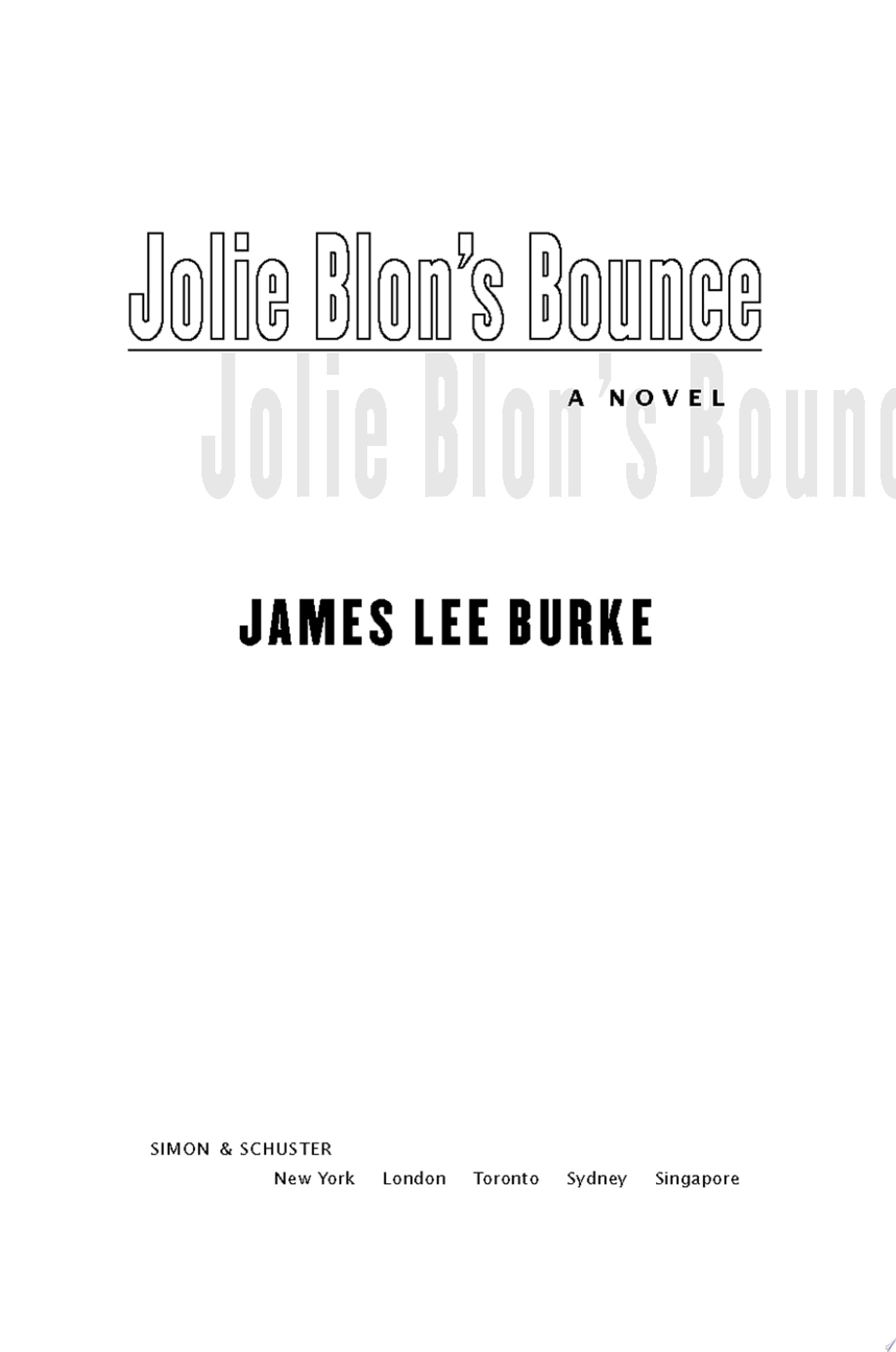 Jolie Blon's Bounce