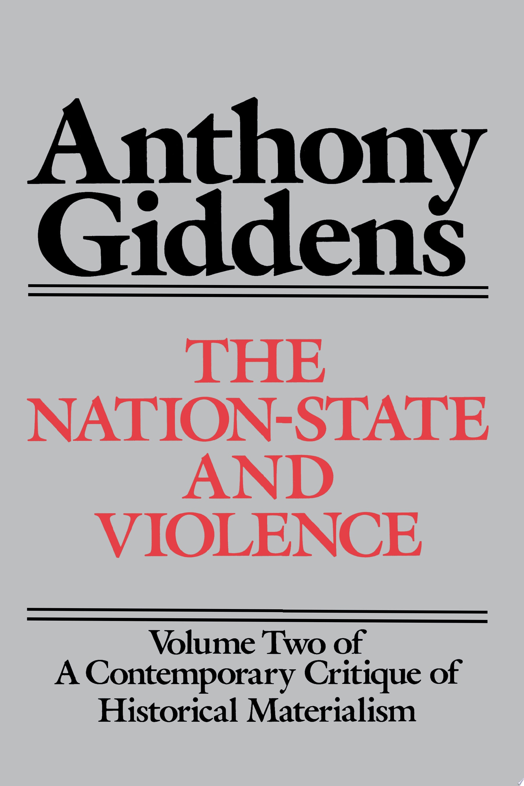 The Nation-state and Violence
