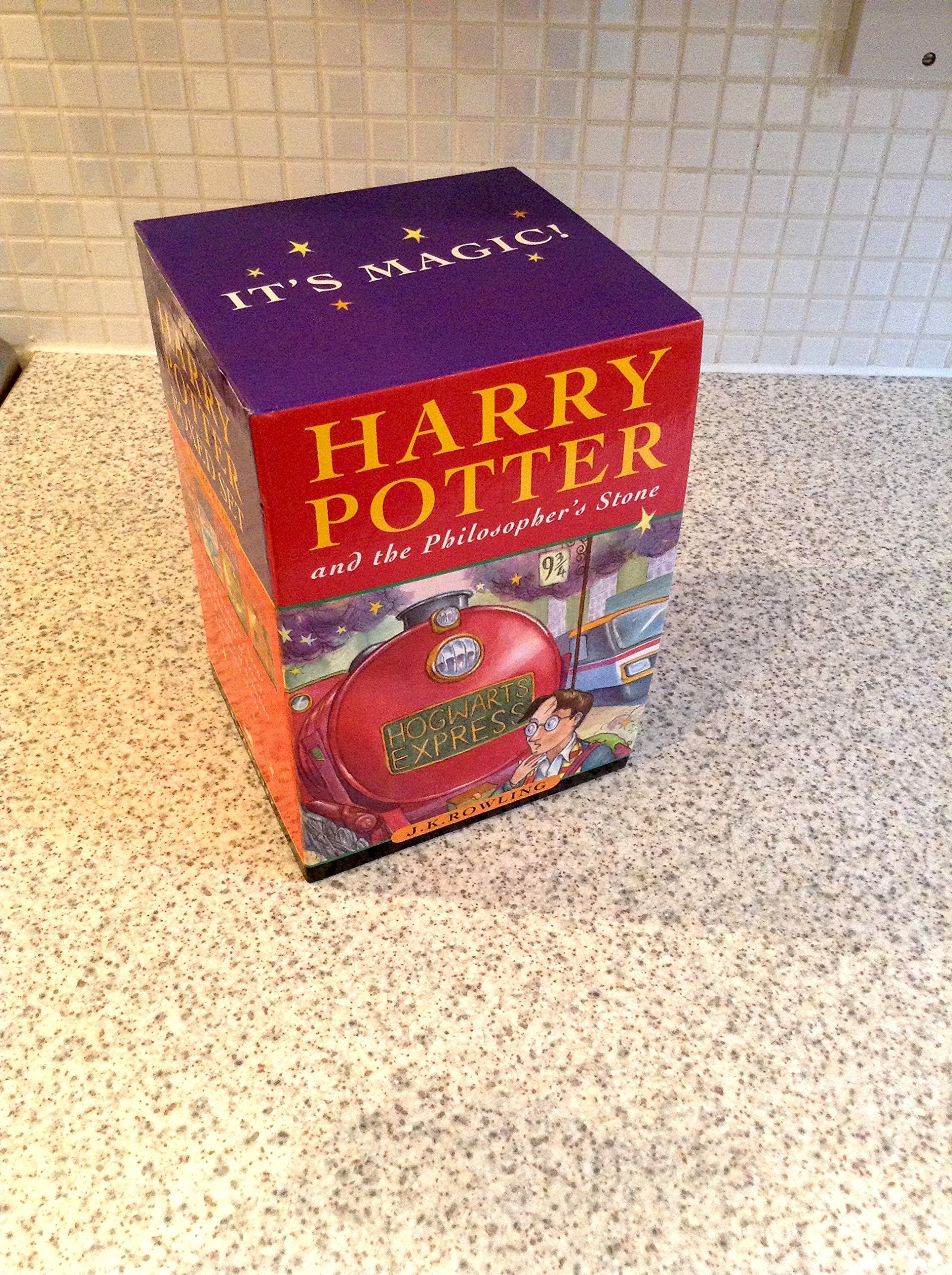 Harry Potter Boxed Set Harry Potter and the Sorcerer's Stone; Harry Potter and the Chamber of Secrets; Harry Potter and the Prisoner of Azkaban; Harry Potter and the Goblet of Fire