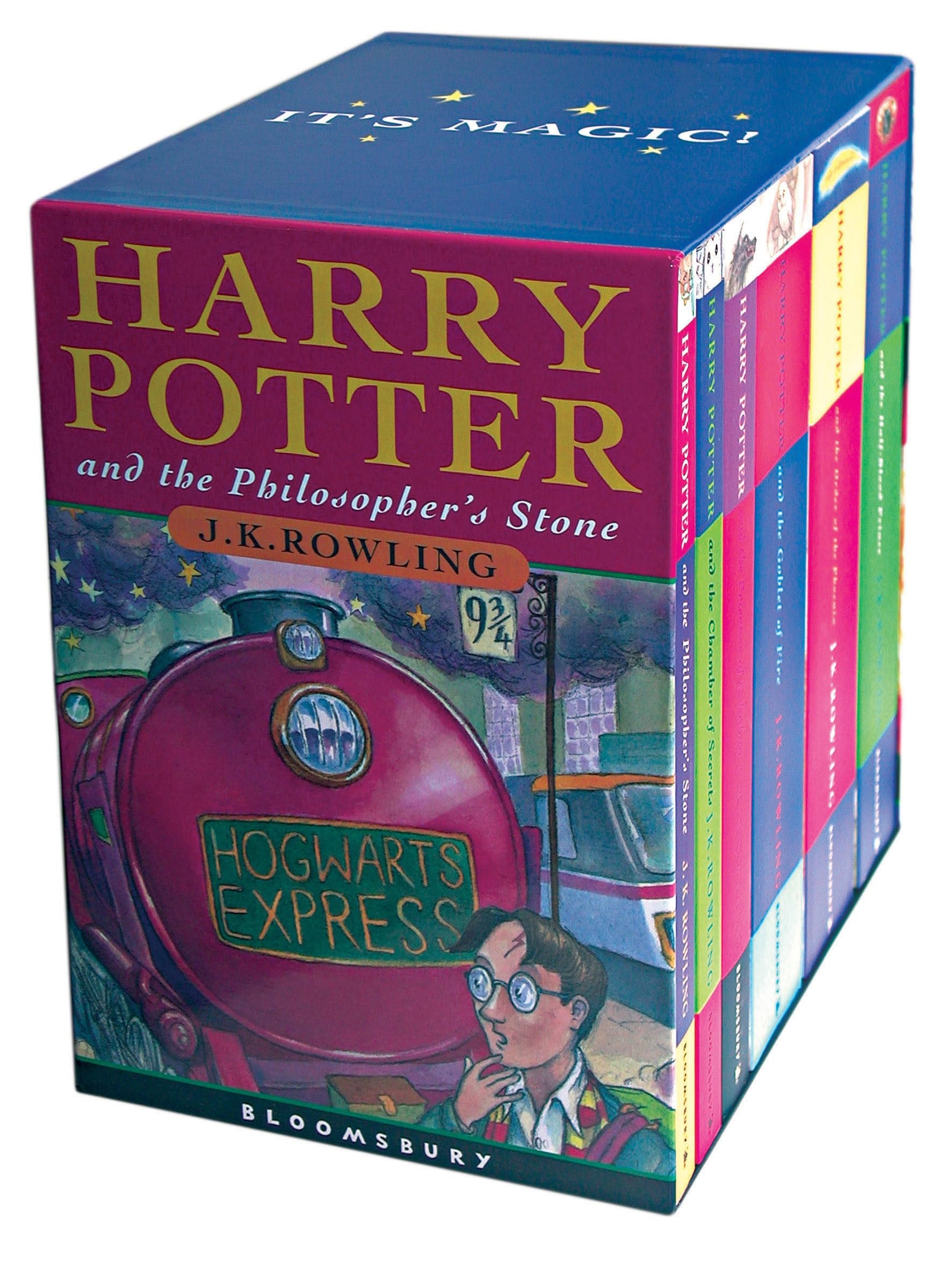 Harry Potter Boxed Set Harry Potter and the Sorcerer's Stone; Harry Potter and the Chamber of Secrets; Harry Potter and the Prisoner of Azkaban; Harry Potter and the Goblet of Fire; Harry Potter and the Order of the Phoenix; Harry Potter and the Half-Blood Prince