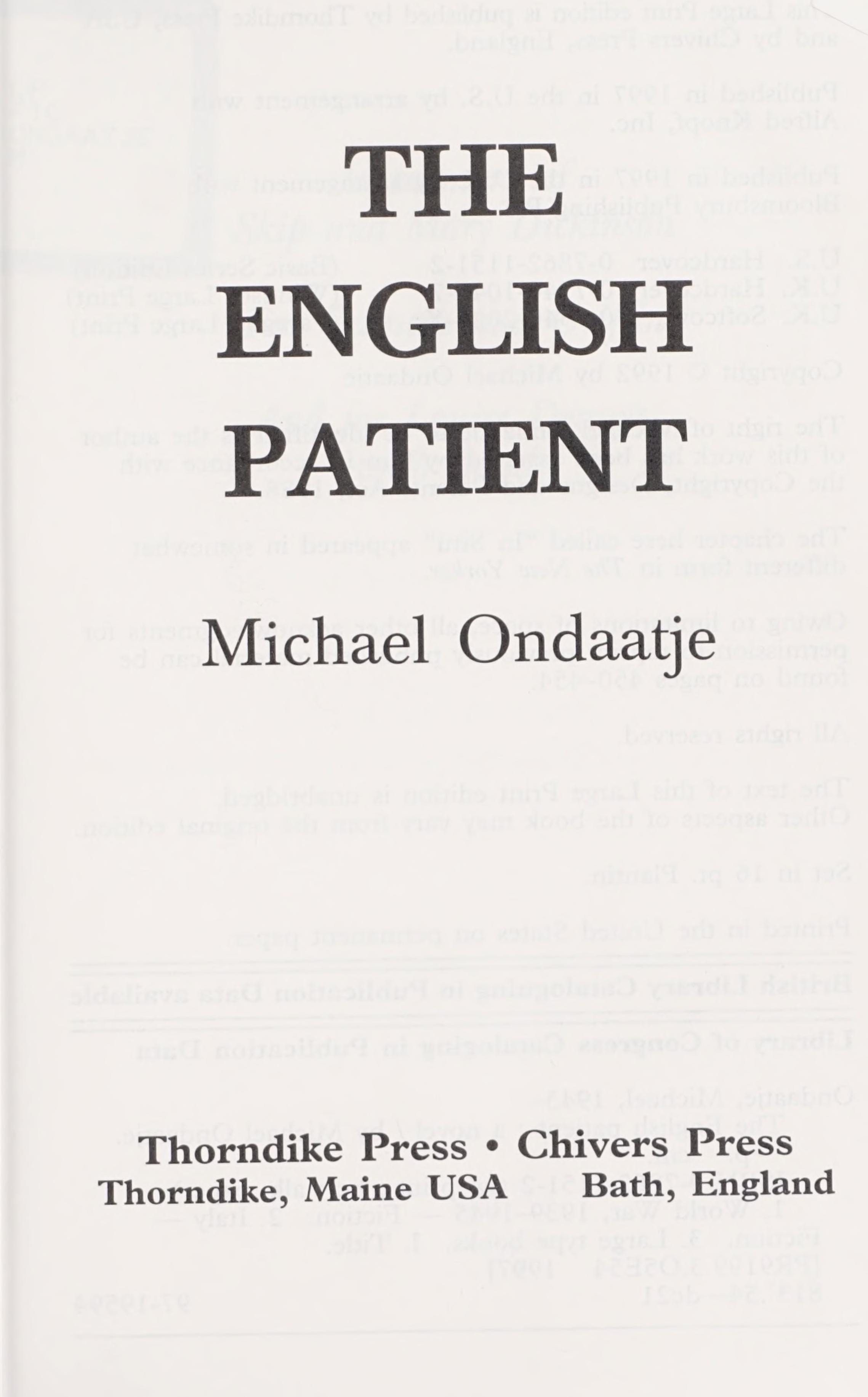 The English Patient