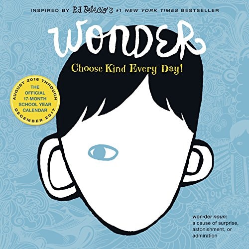 Wonder Wall Calendar 2017