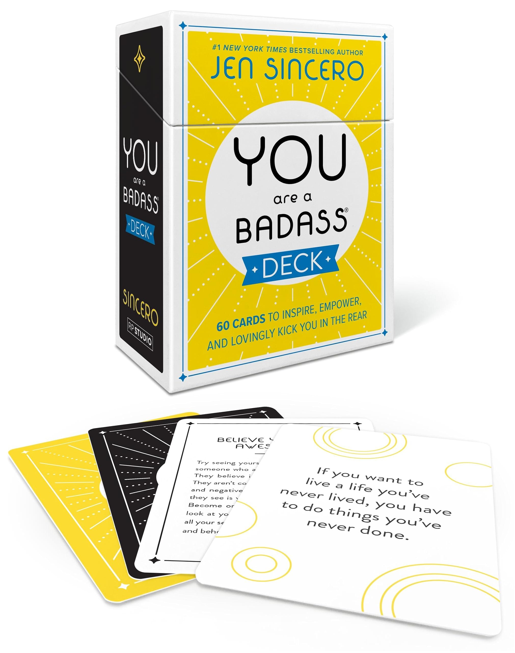 YOU ARE A BADASS DECK 60 Cards to Inspire, Empower, and Lovingly Kick You in the Rear