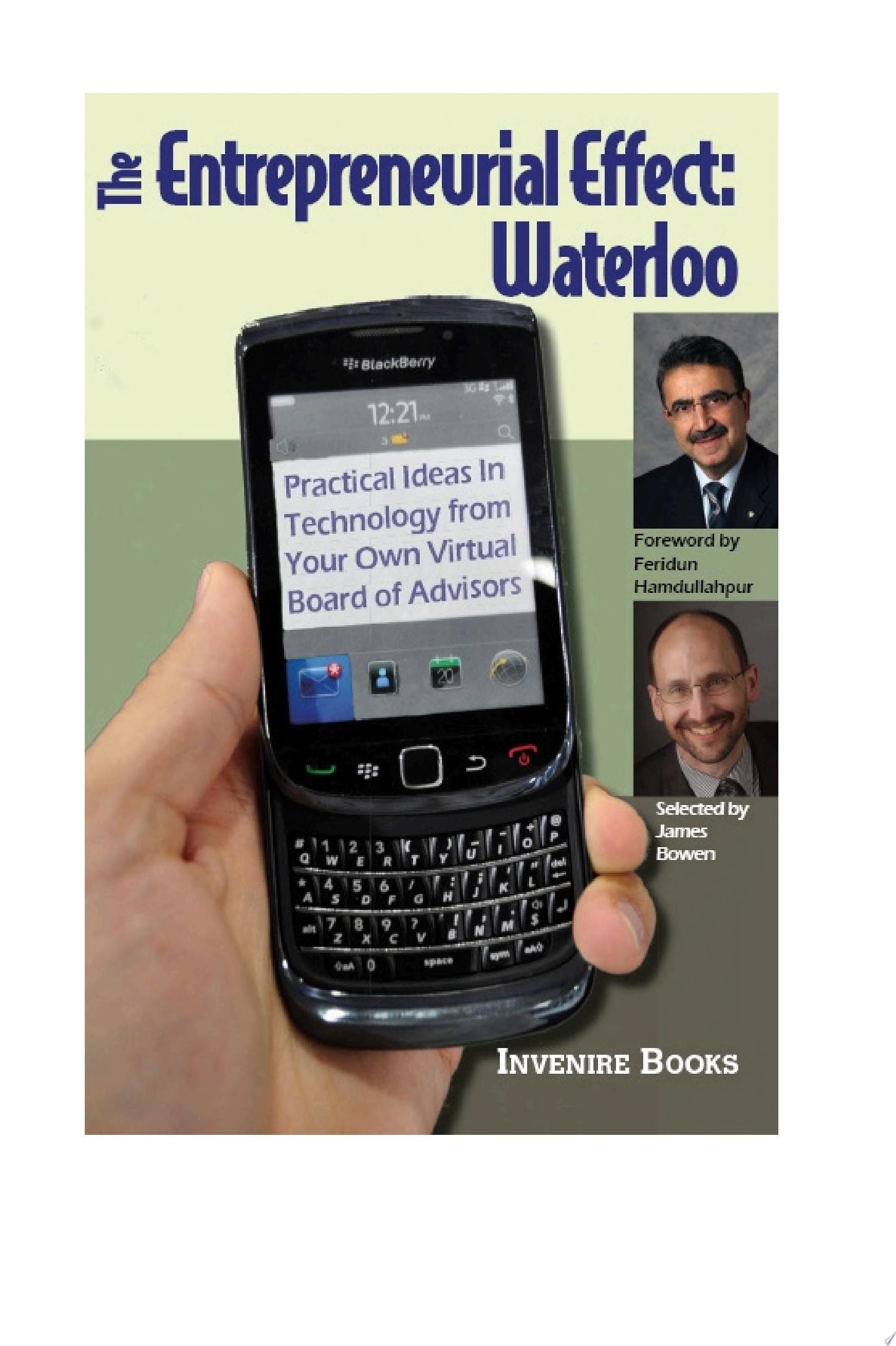 The Entrepreneurial Effect Waterloo