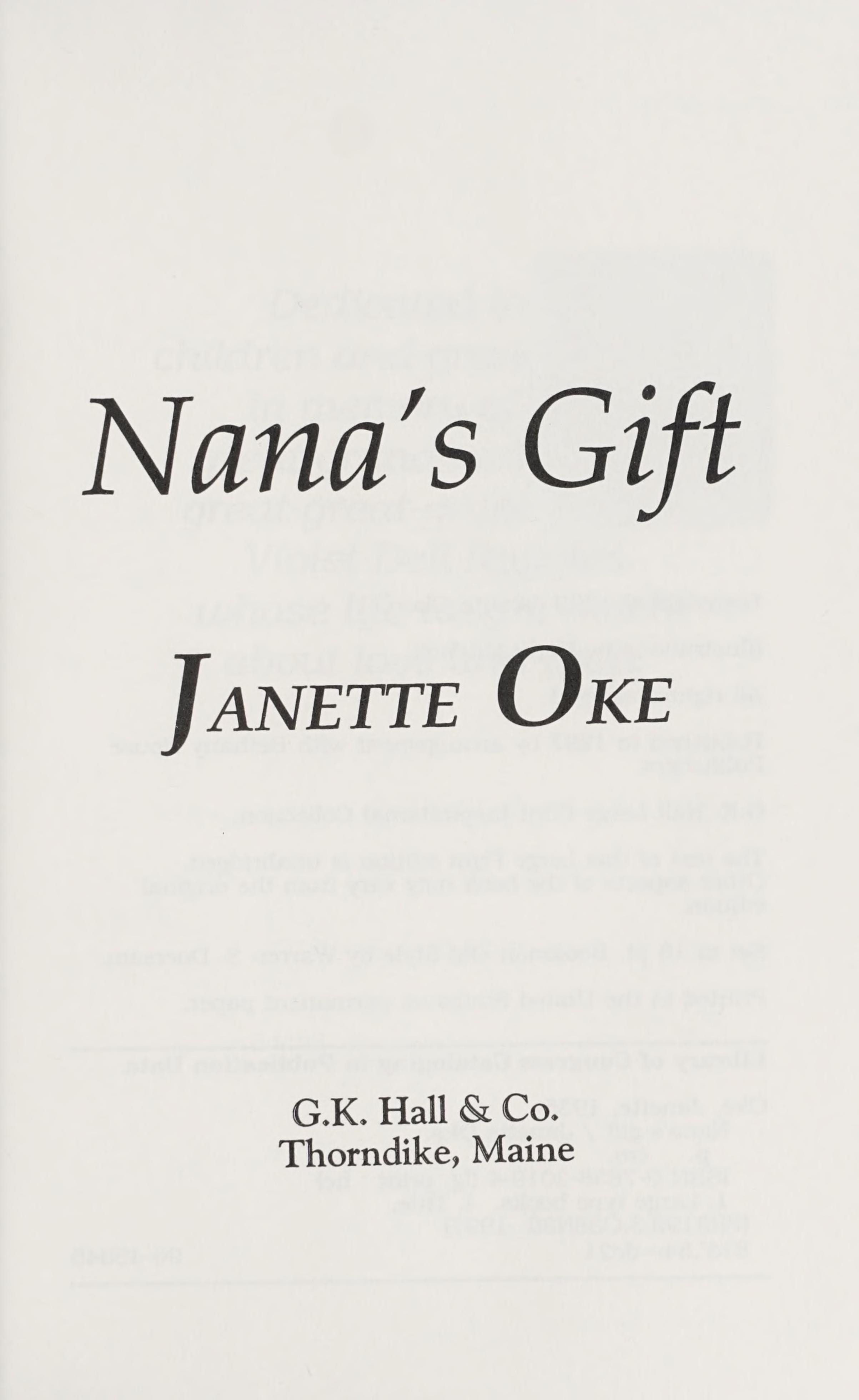 Nana's Gift