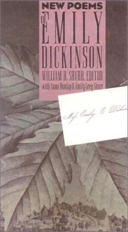 New Poems of Emily Dickinson