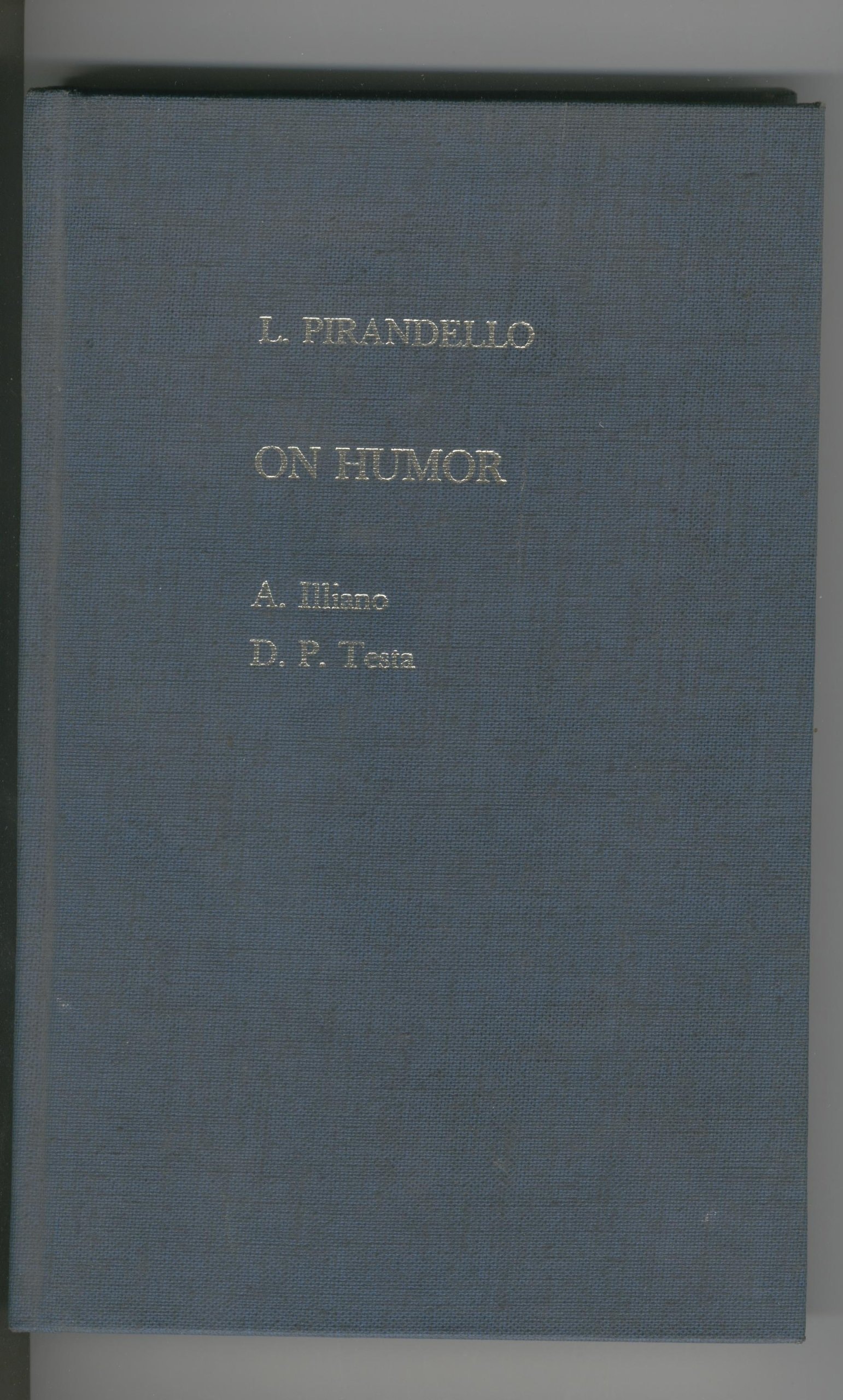 On Humor (Studies in Comparative Literature) (English and Italian Edition)