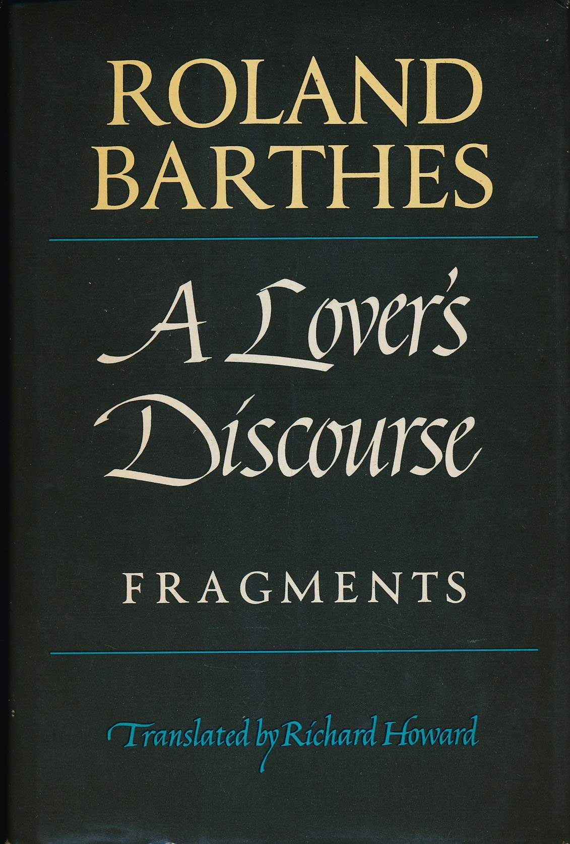 A Lover's Discourse Fragments
