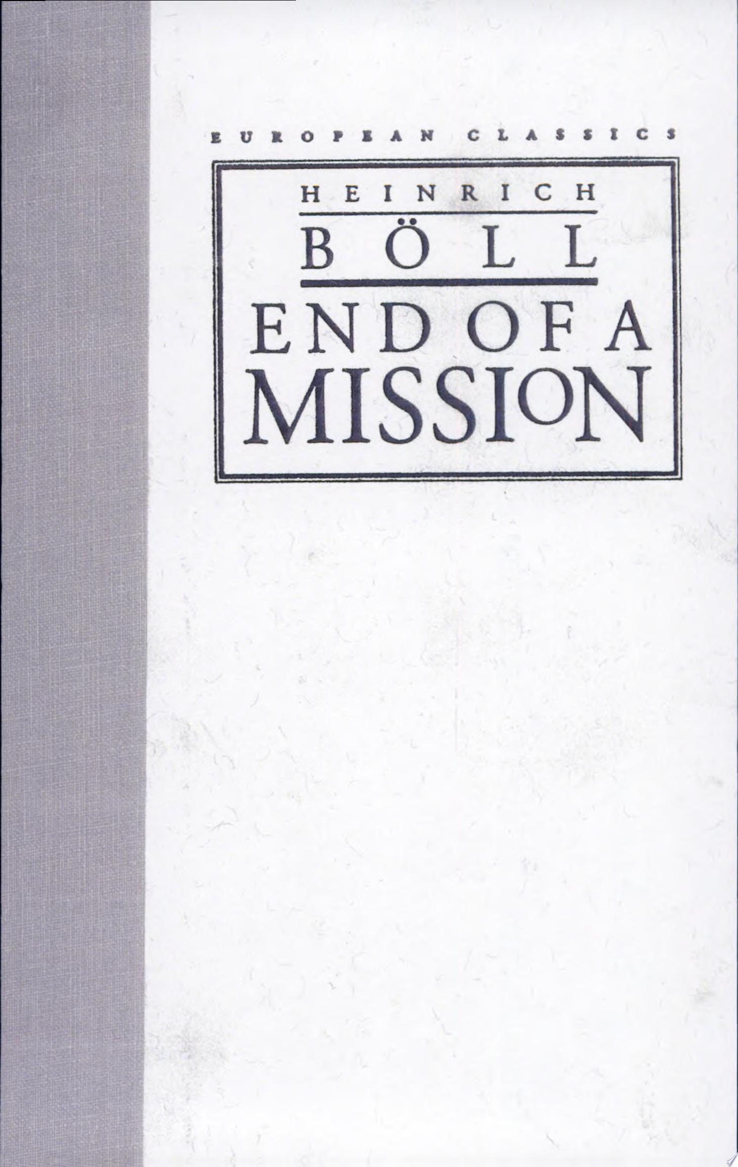 End of a Mission