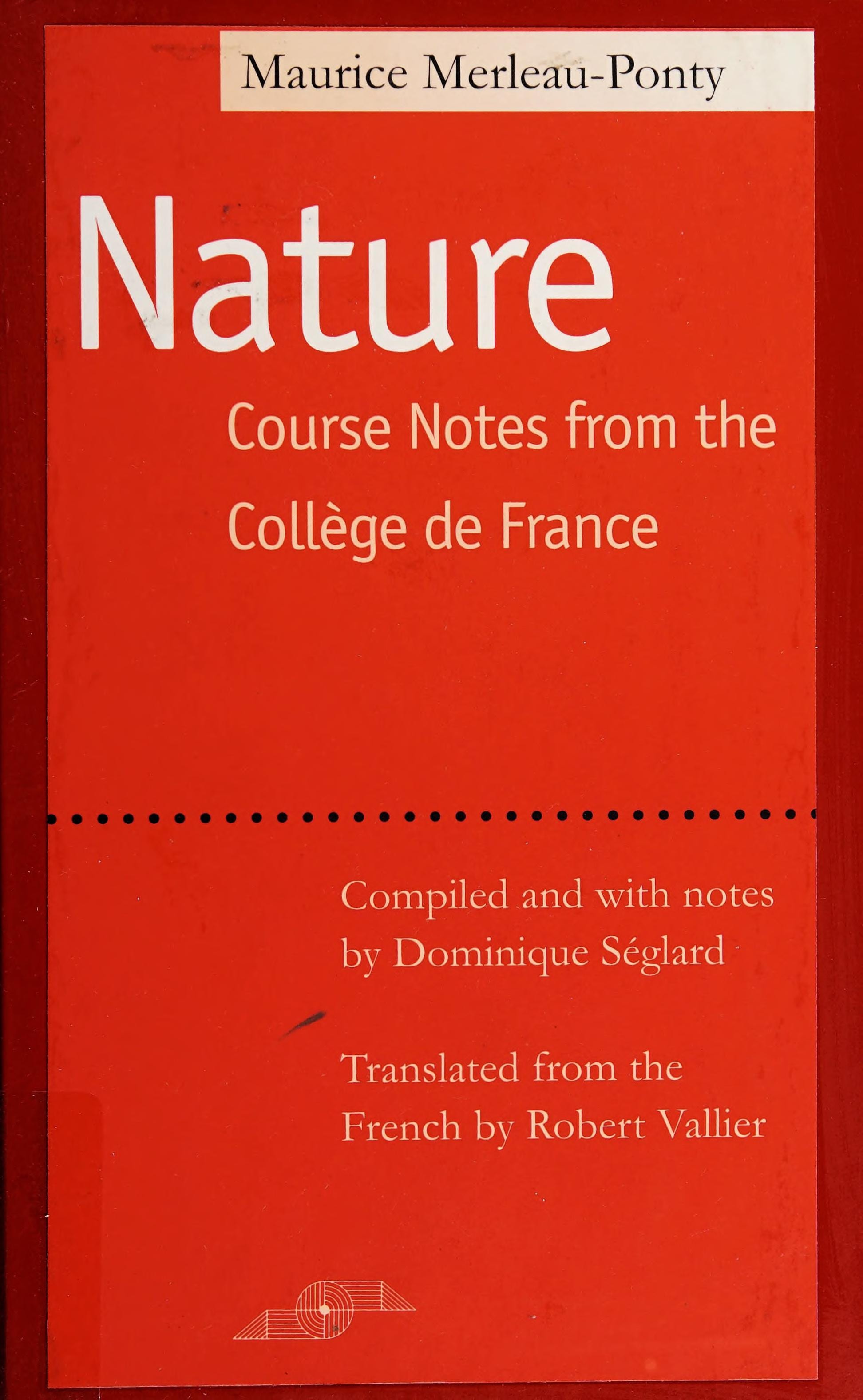 Nature Course Notes from the Collège de France
