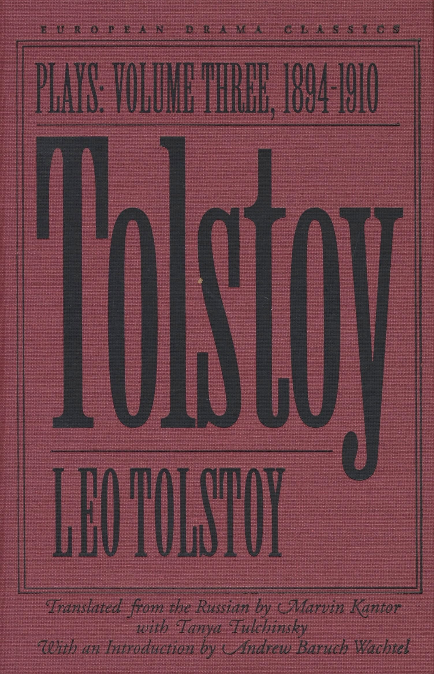 Tolstoy Plays