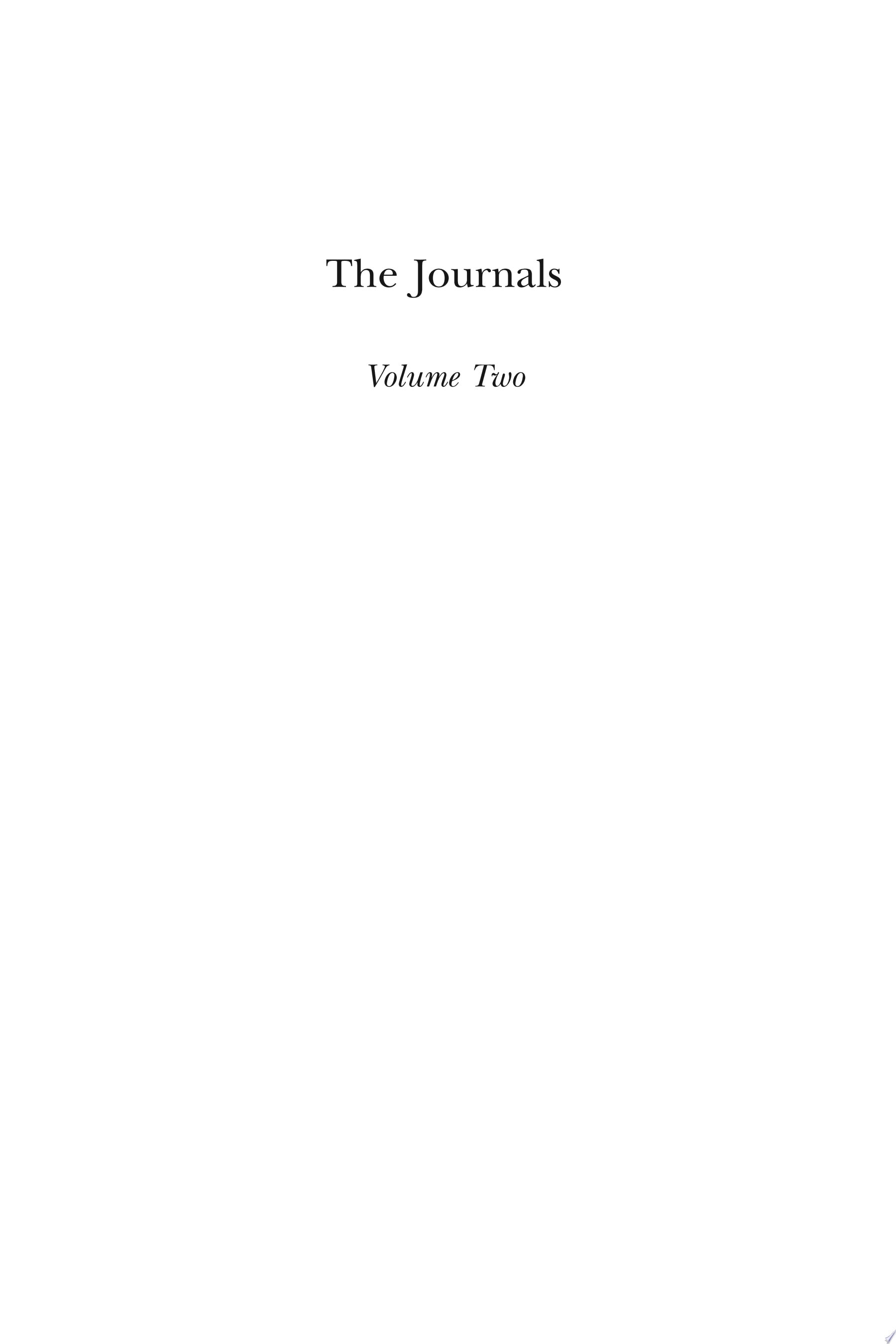 The Journals: 1966-1990