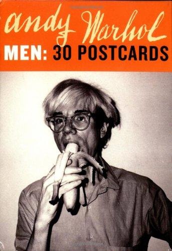 Andy Warhol Men 30 Postcards