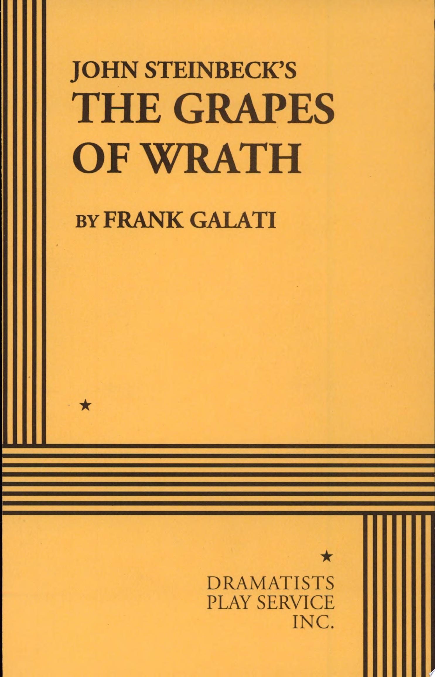 John Steinbeck's The Grapes of Wrath