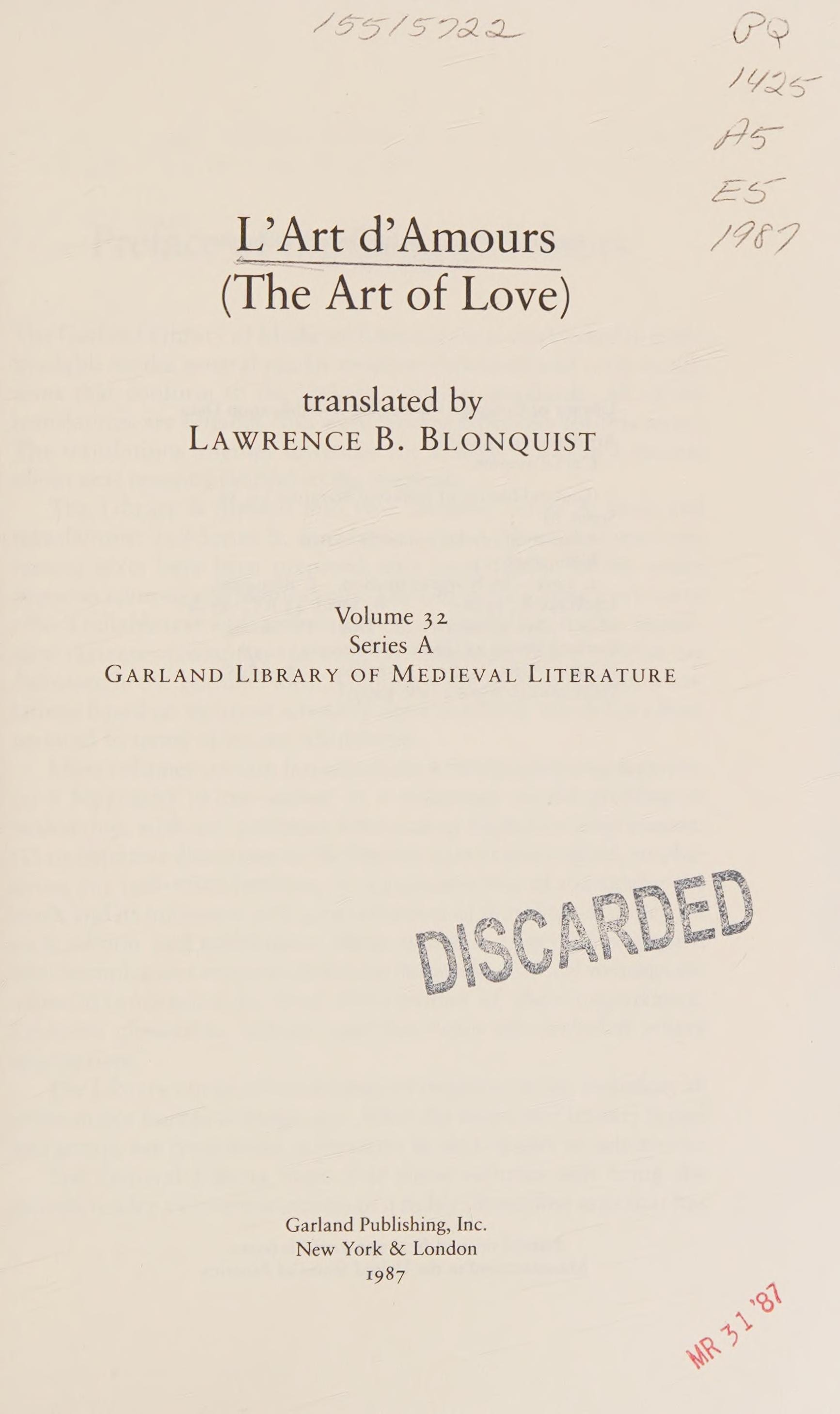 Art of Love