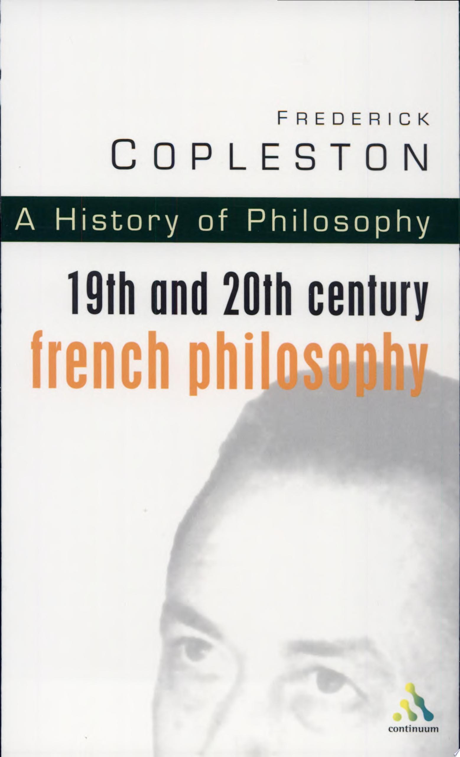 19th and 20th Century French Philosophy