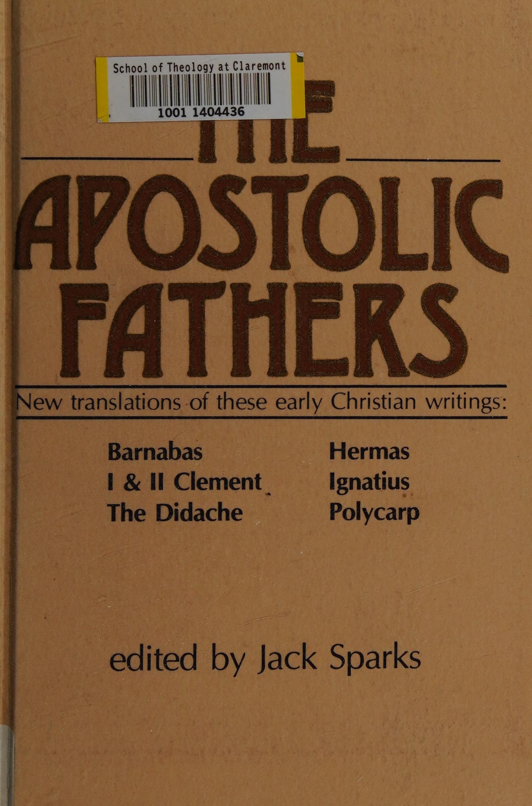 The Apostolic Fathers