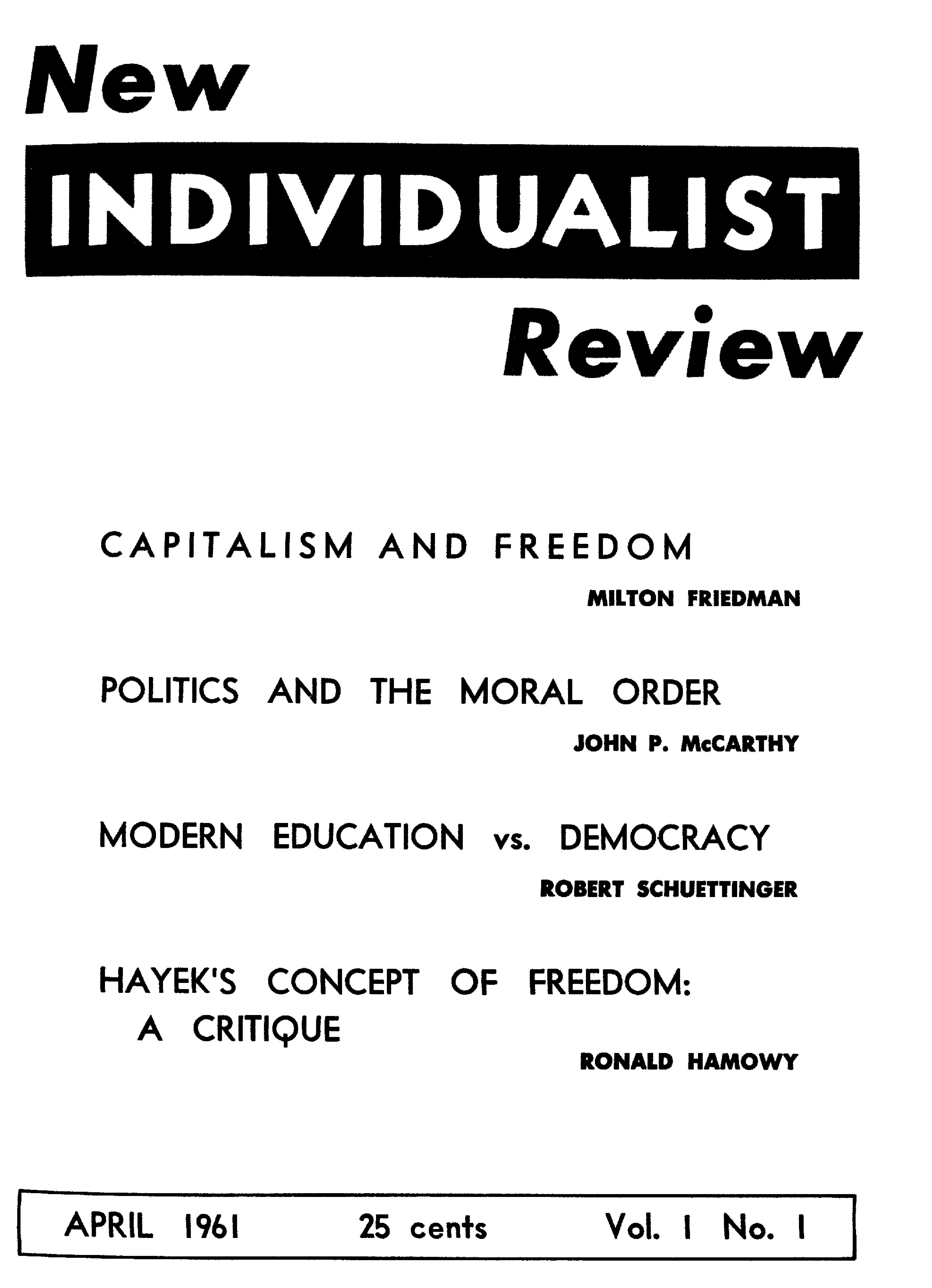 New Individualist Review