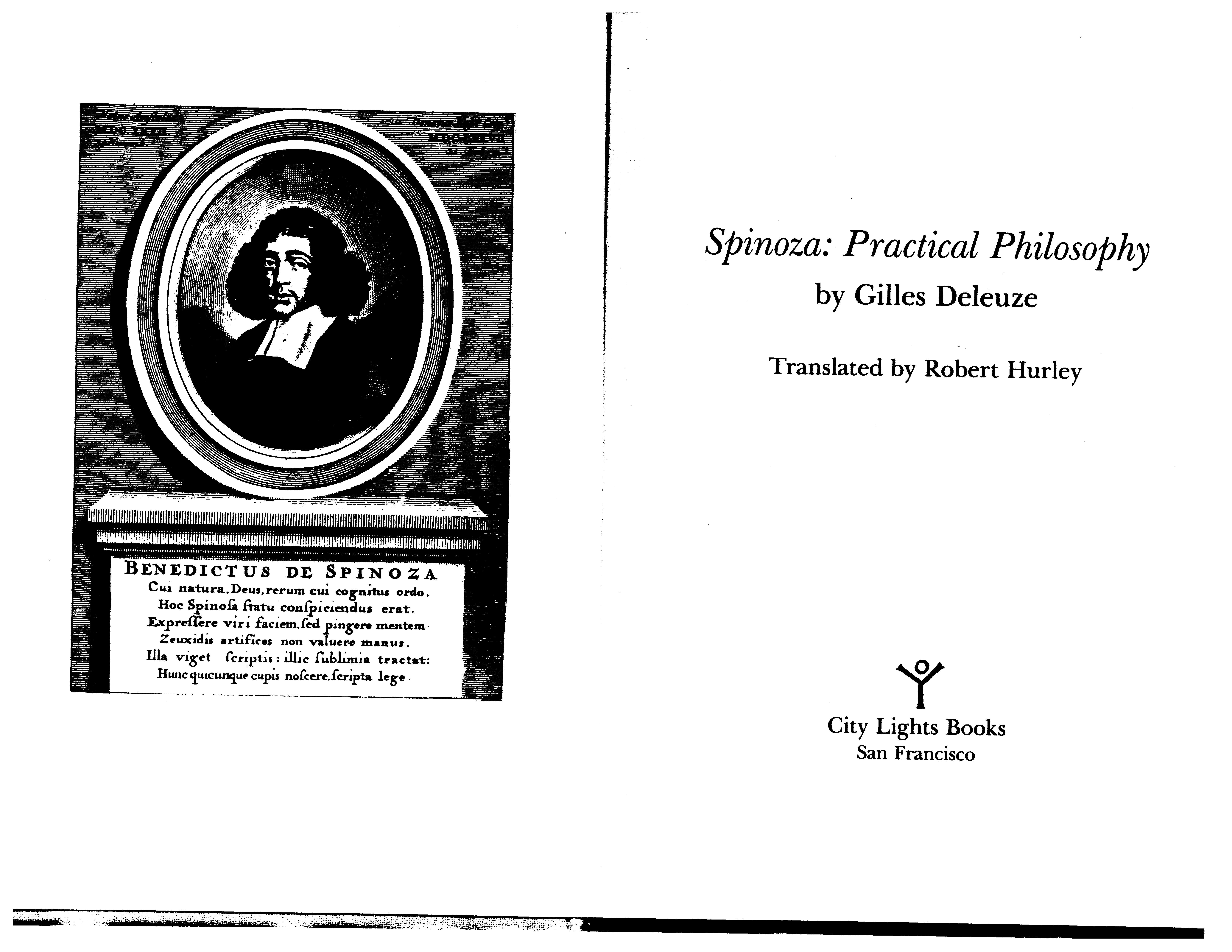 Spinoza Practical Philosophy