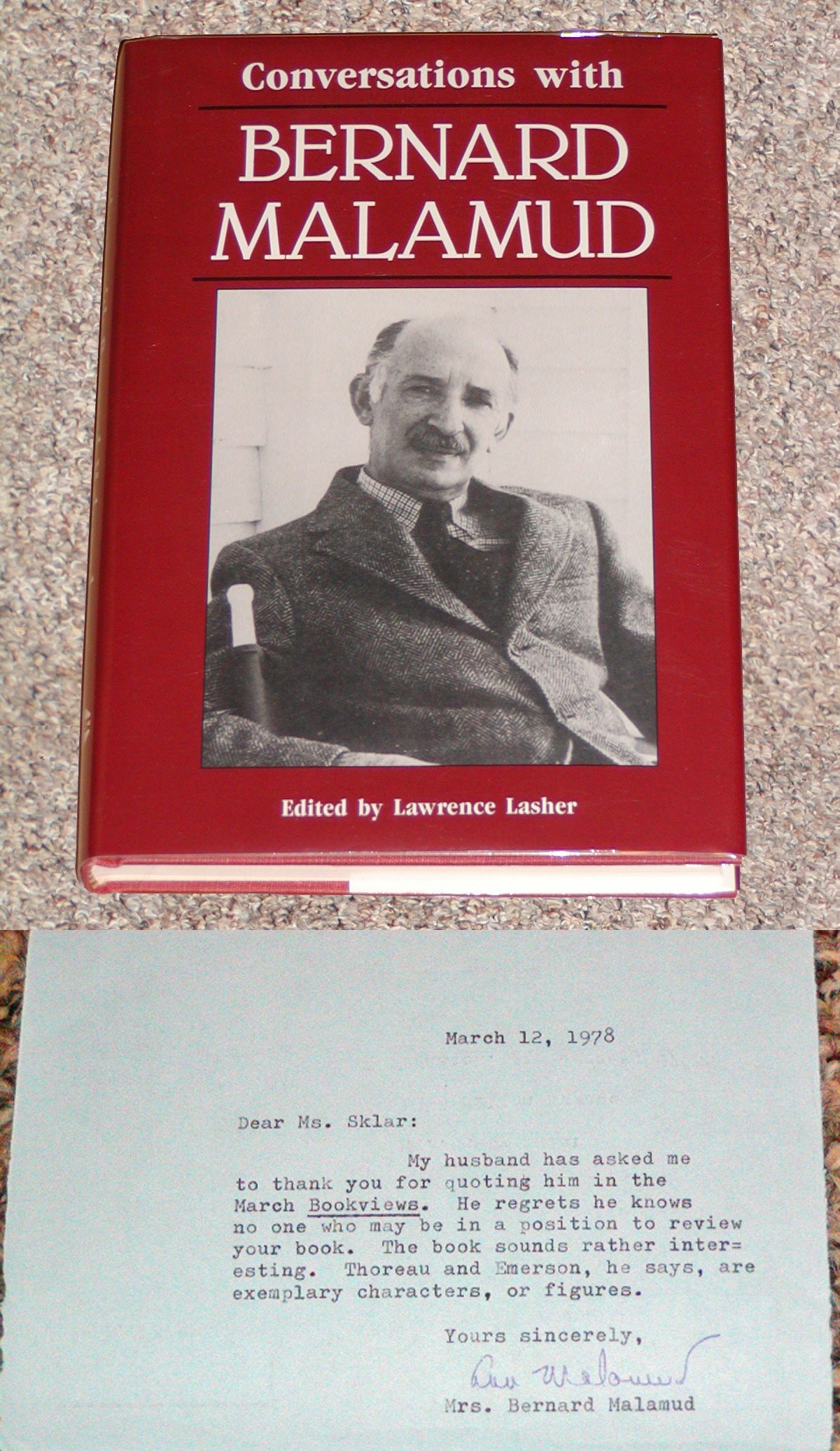 Conversations with Bernard Malamud