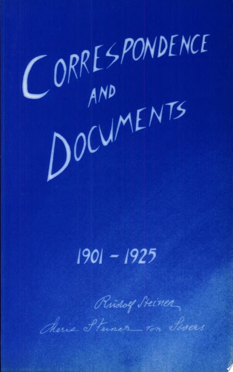 Correspondence and Documents 1901-1925