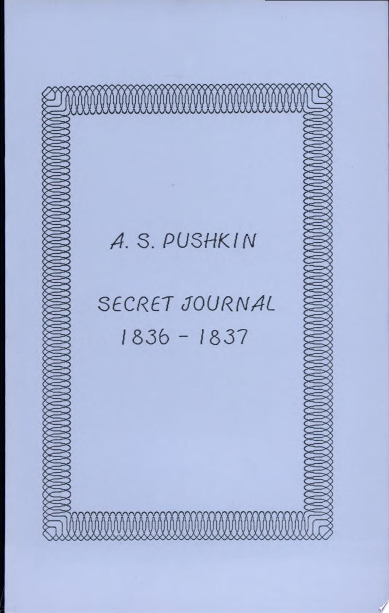 Secret Journal 1836-1837